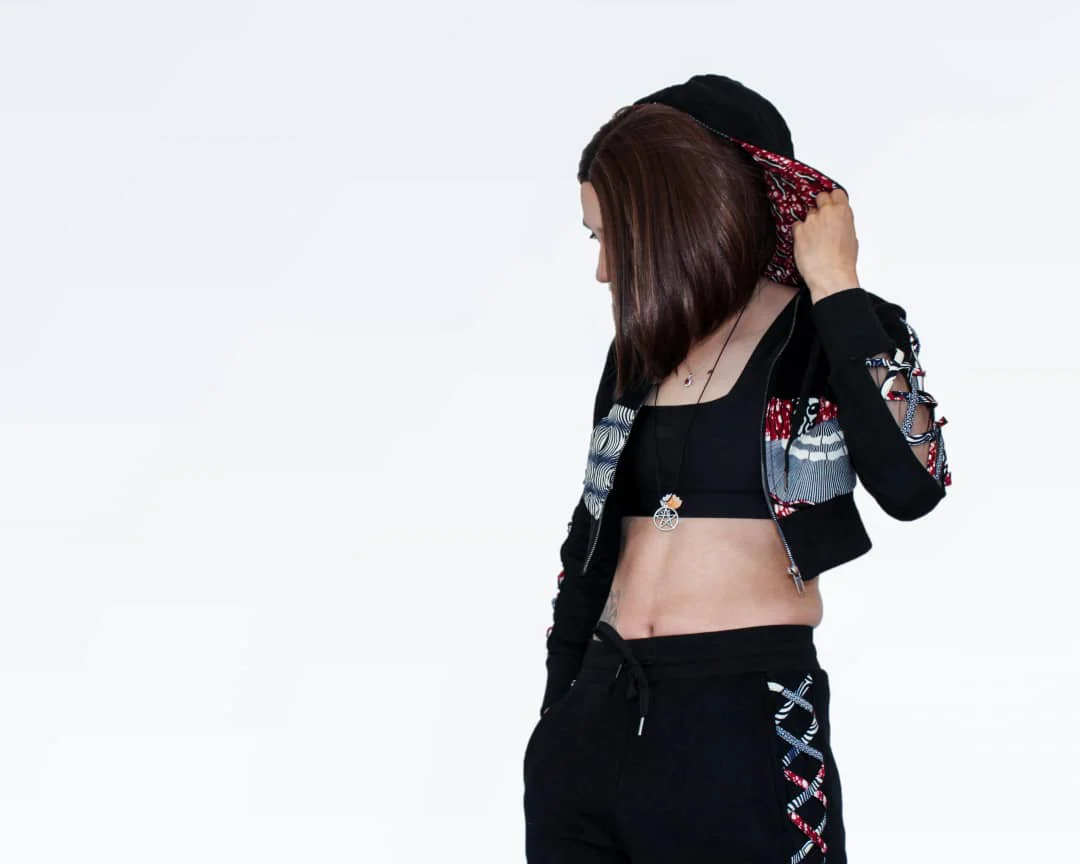 Awa Mesh Joggers Pants  | African print joggers - Image 4