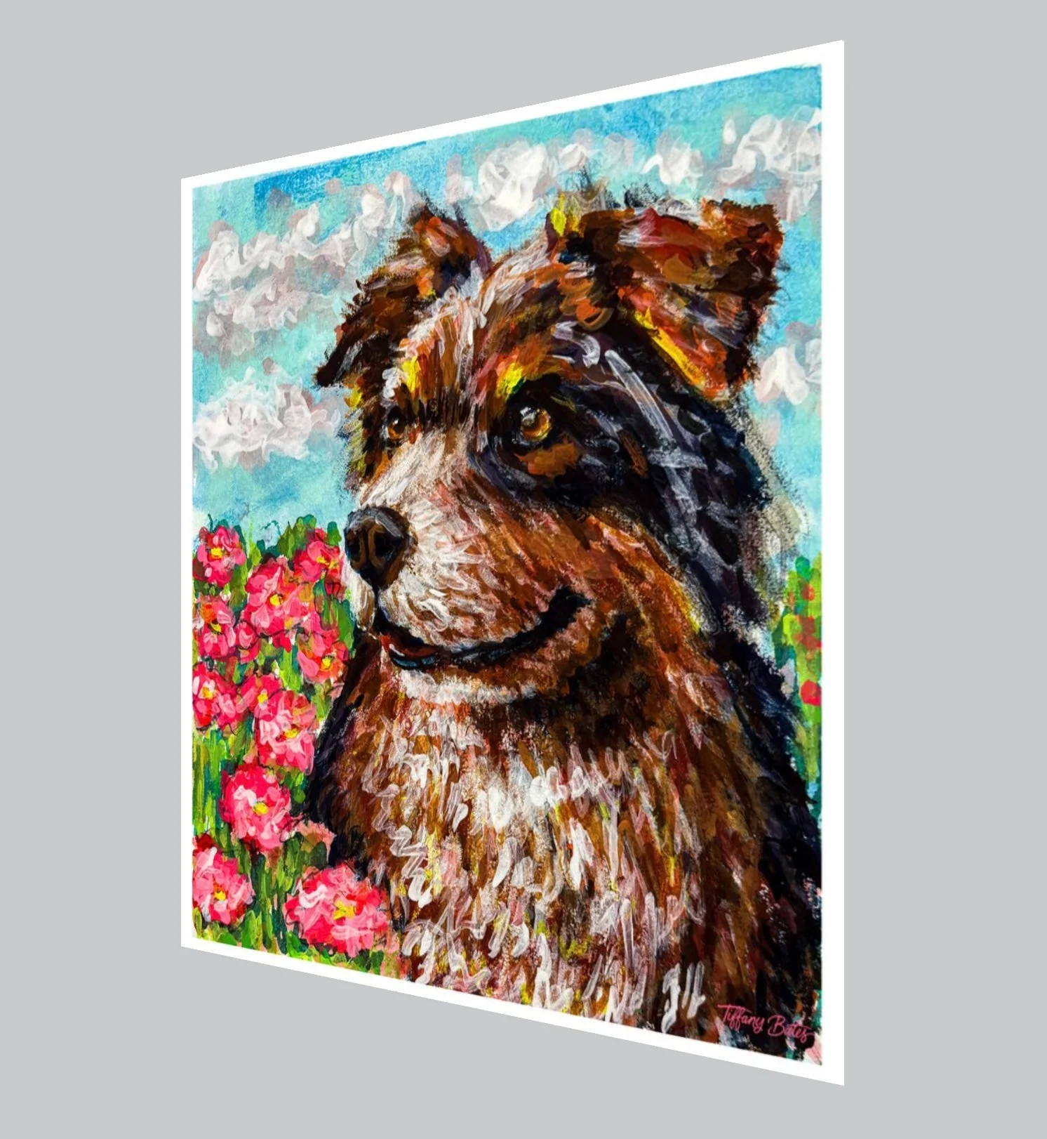 Awestruck Aussie - Fine Art Print - 8” x 8” - Image 2