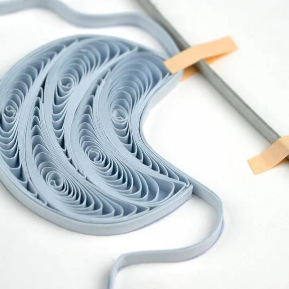 Baby Clothesline Quilled Greeting Card - Image 4
