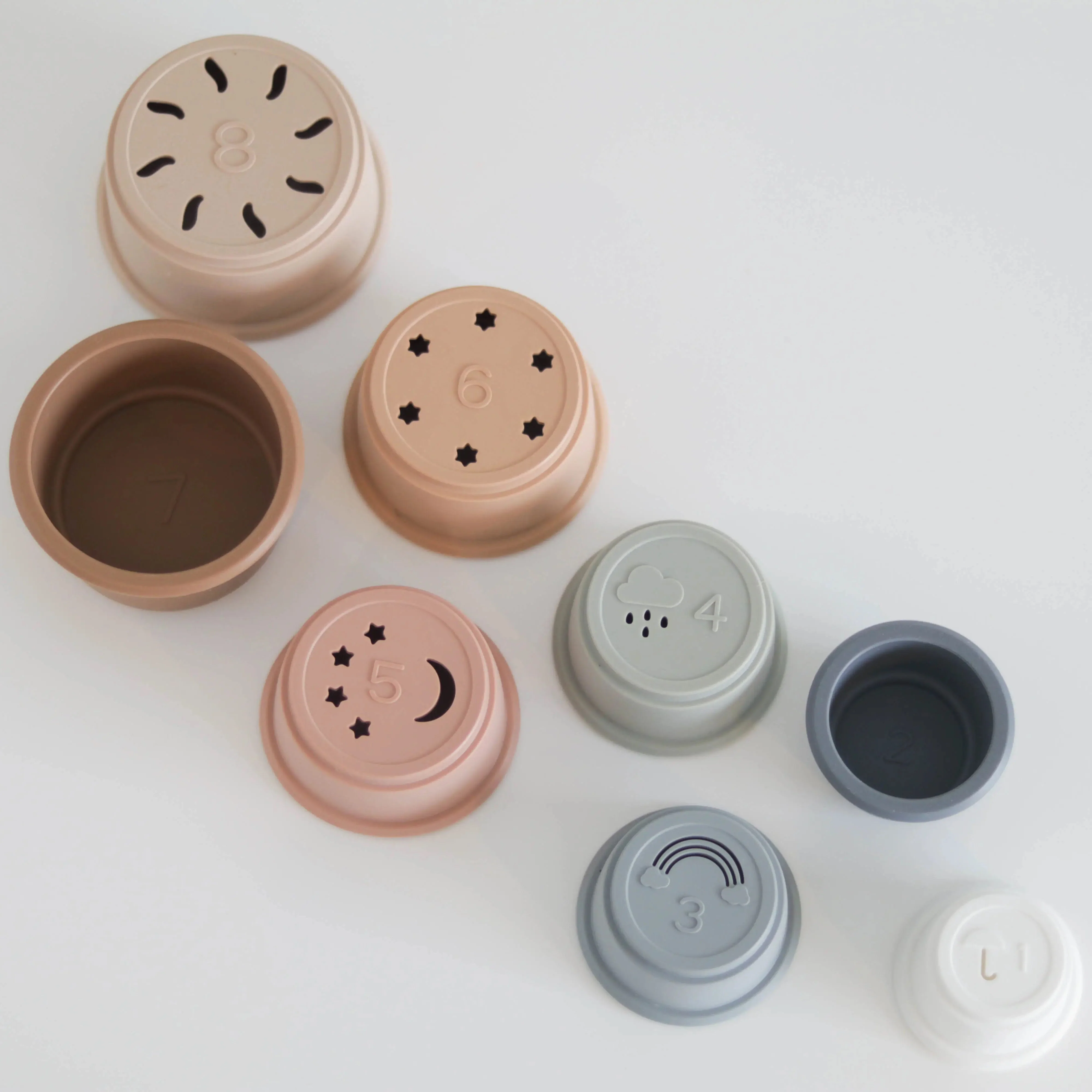 Baby Silicone Stacking Cups - Image 2