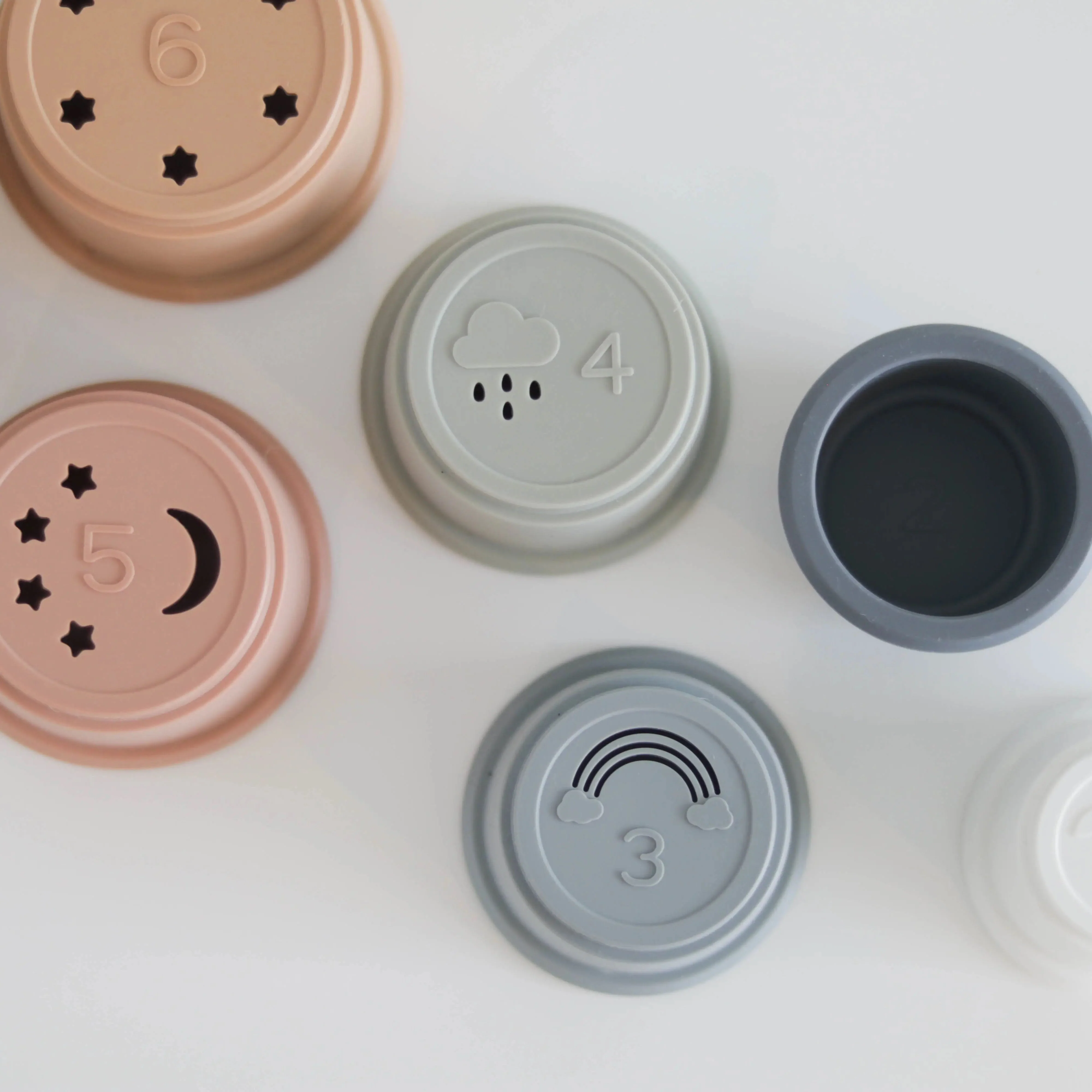 Baby Silicone Stacking Cups - Image 5