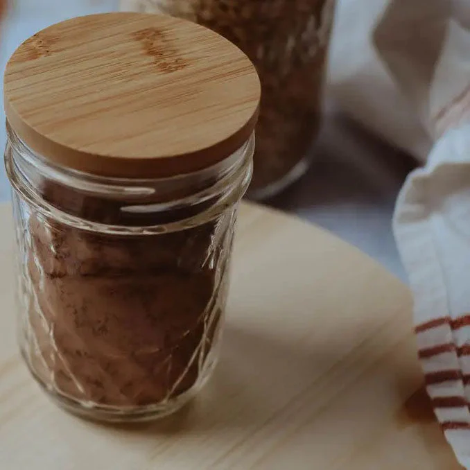 Bamboo Jar Lids – Plastic-Free Storage for Mason Jars | Regular & Wide Mouth - Image 4