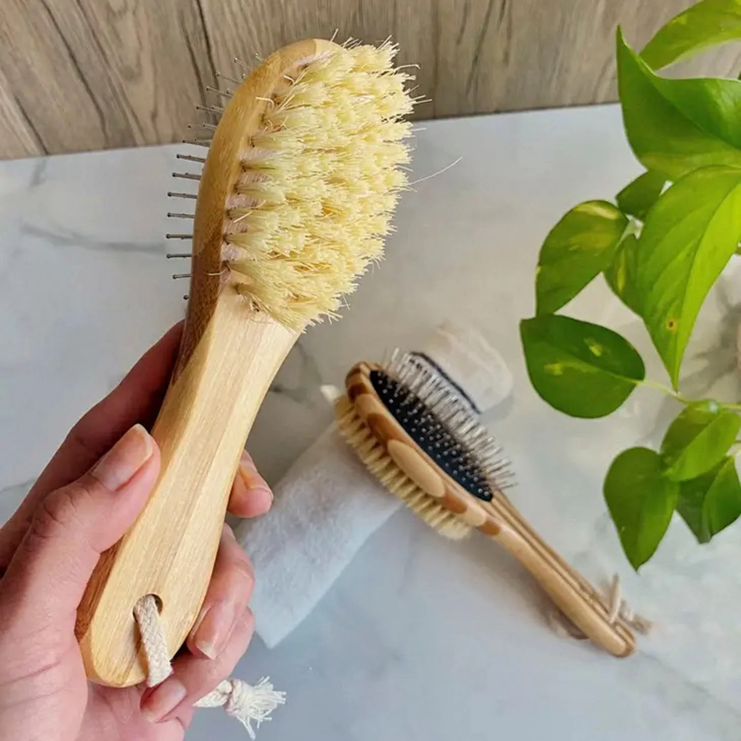 Bamboo Pet Brushes - Image 2