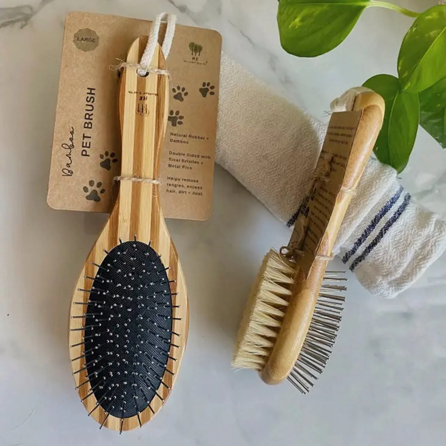 Bamboo Pet Brushes - Image 4