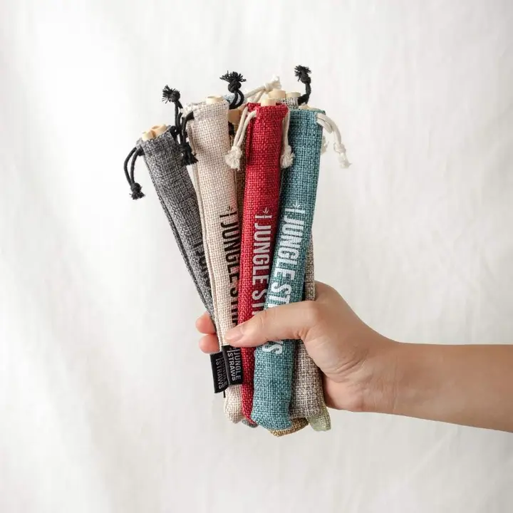 Bamboo Straws - Reusable Drinking Straw Set - Plastic-Free - Image 5