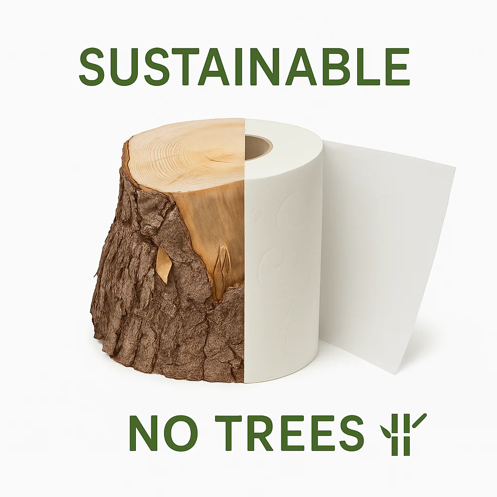 Bamboo Toilet Paper – 80 Rolls, 2-Ply, 550 Sheets, Bulk Supply for Business, Commercial & Schools - Image 4