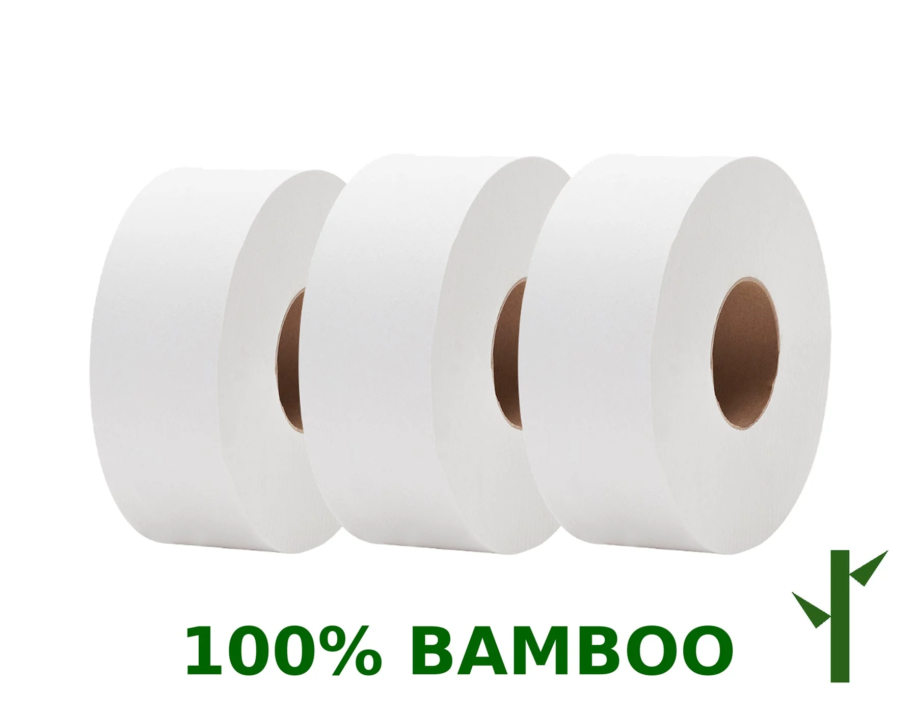 Bamboo Toilet Paper, JRT 12 Jumbo Roll Tissue, 2-Ply 1000 Sheets, 9" Diameter, Bulk for Business, Commercial & Schools - Image 4