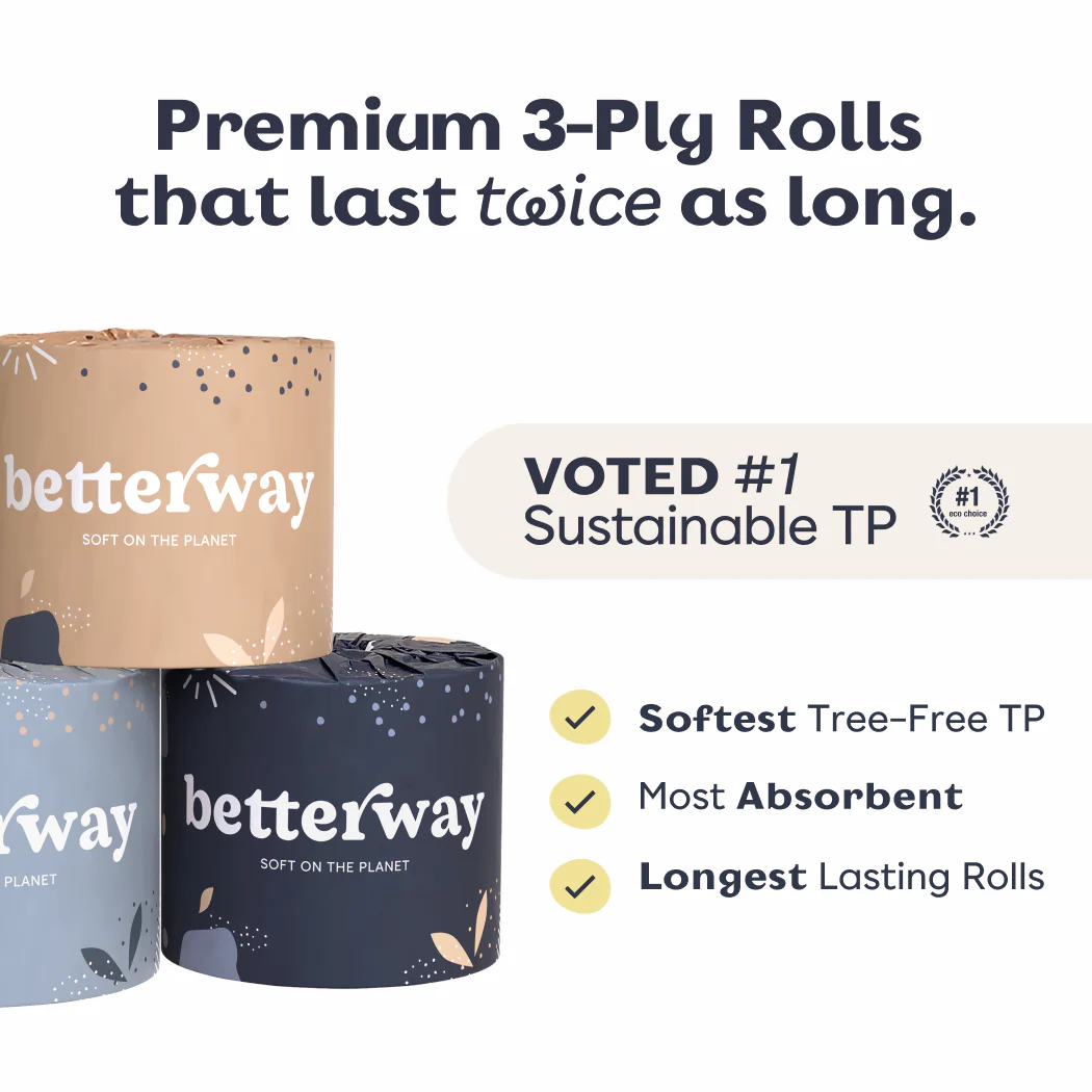 Bamboo Toilet Paper - Single Wrapped Roll - Image 3
