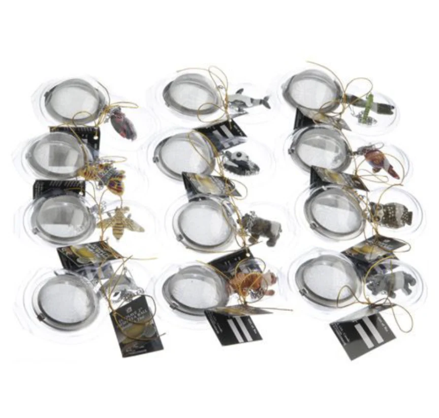 Banff Mesh Tea Ball Infuser w/ Assorted Animal Tea Charms - Image 2