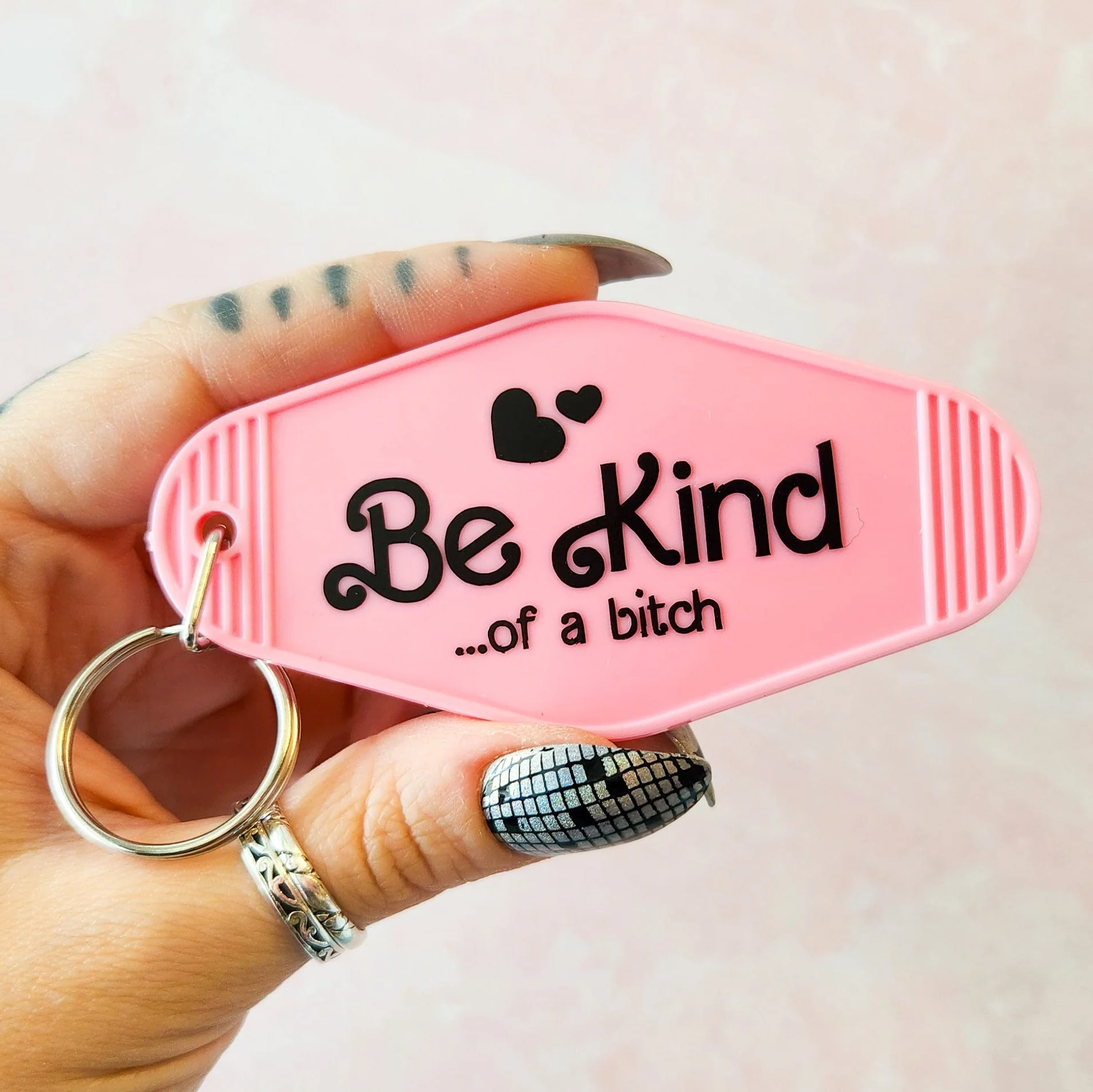 Be Kind...of a bitch Motel Keychain - Image 2