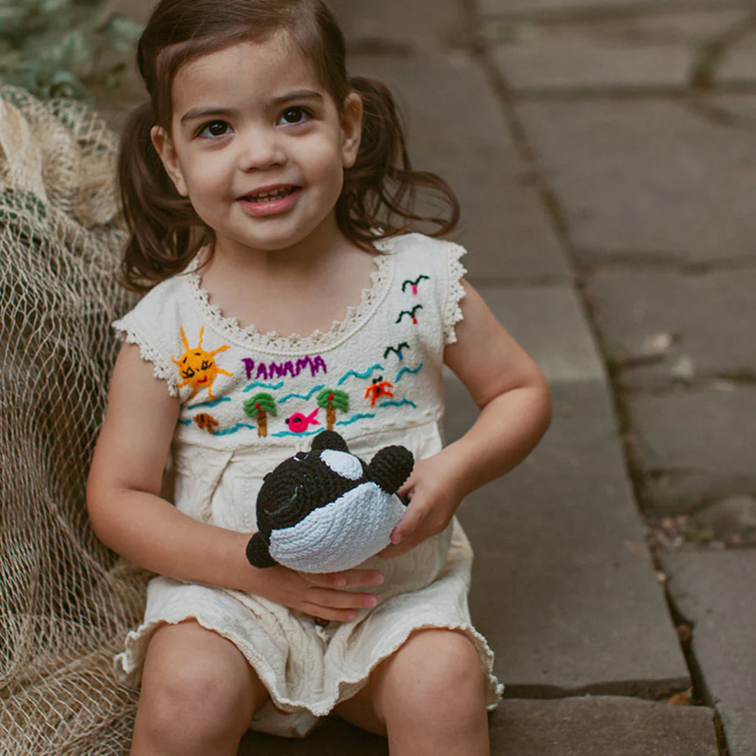 Beach Baby Toy - Orca Rattle - Image 2