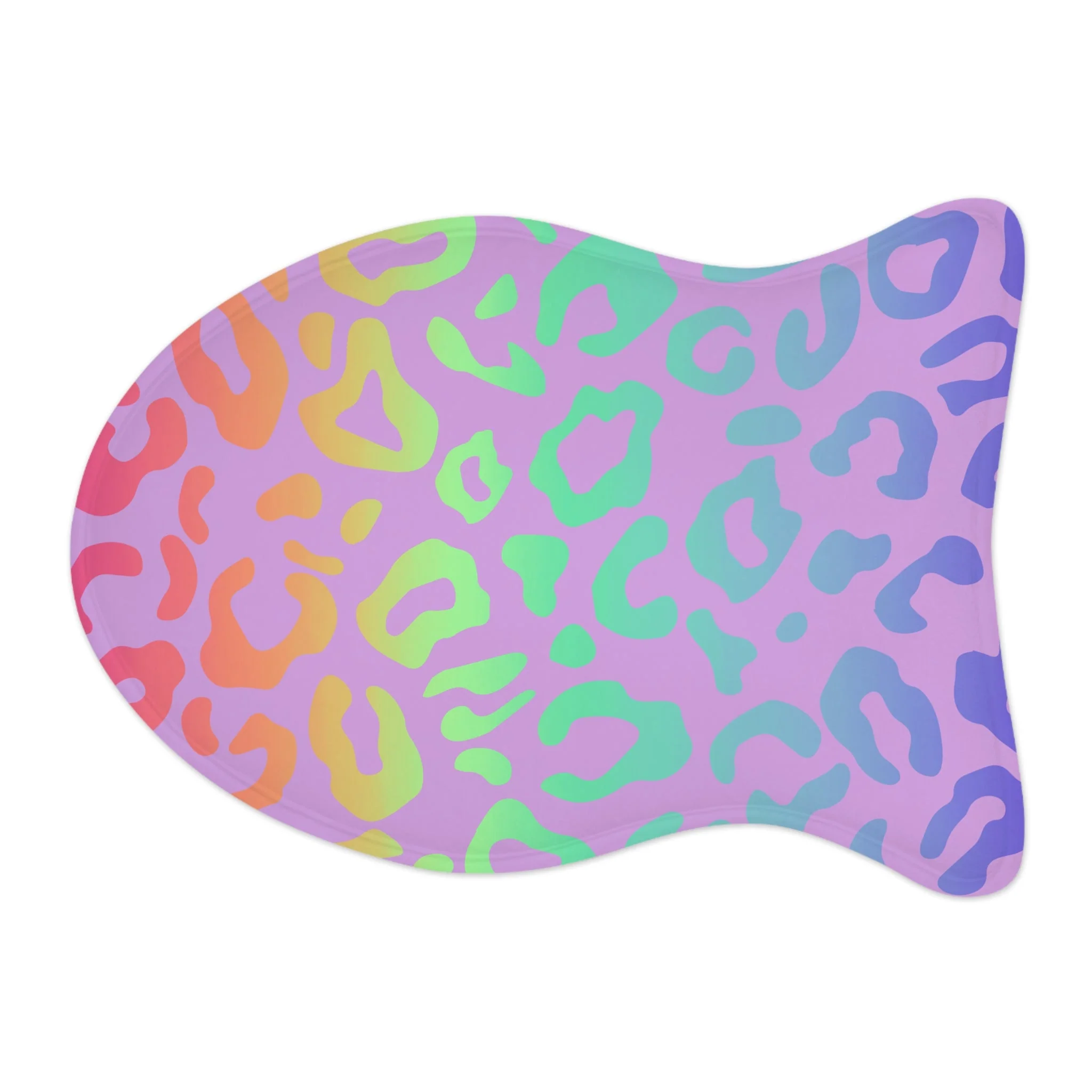 Bespattered Facade Bright Leopard Pet Feeding Mats (3 Shapes) - Image 6