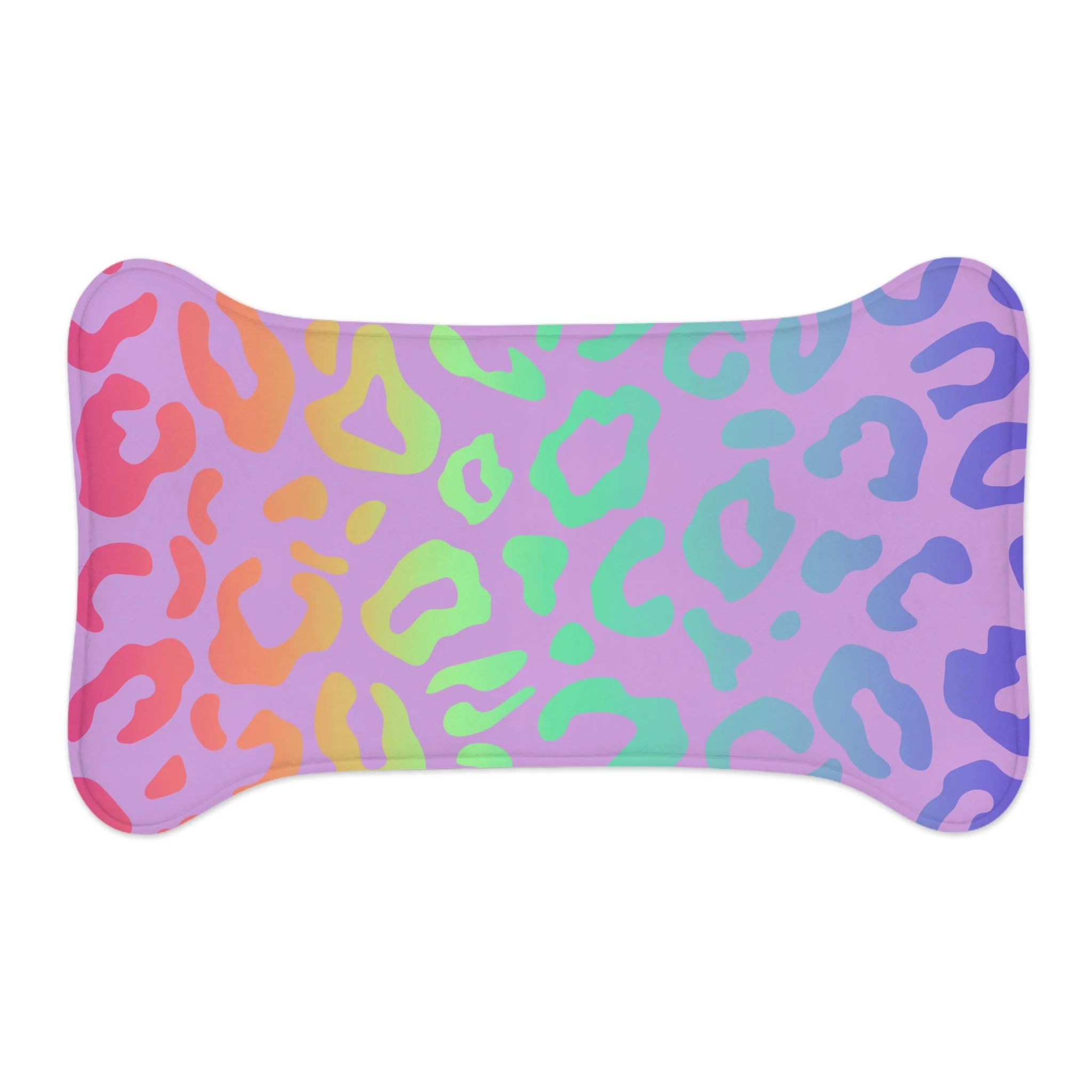 Bespattered Facade Bright Leopard Pet Feeding Mats (3 Shapes) - Image 7