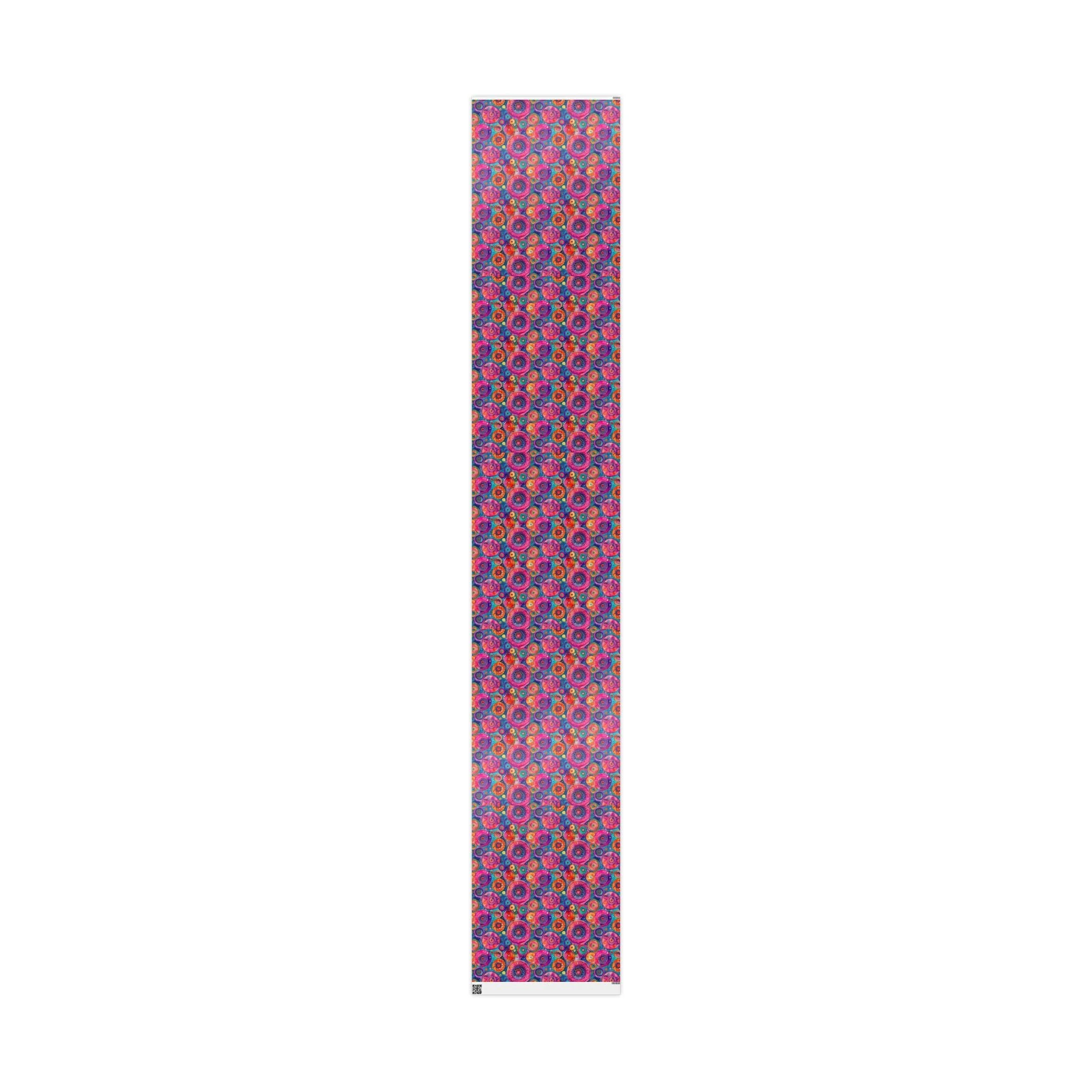 Bespattered Facade Colorful Circles Wrapping Paper | Three Sizes | Glossy or Matte - Image 10