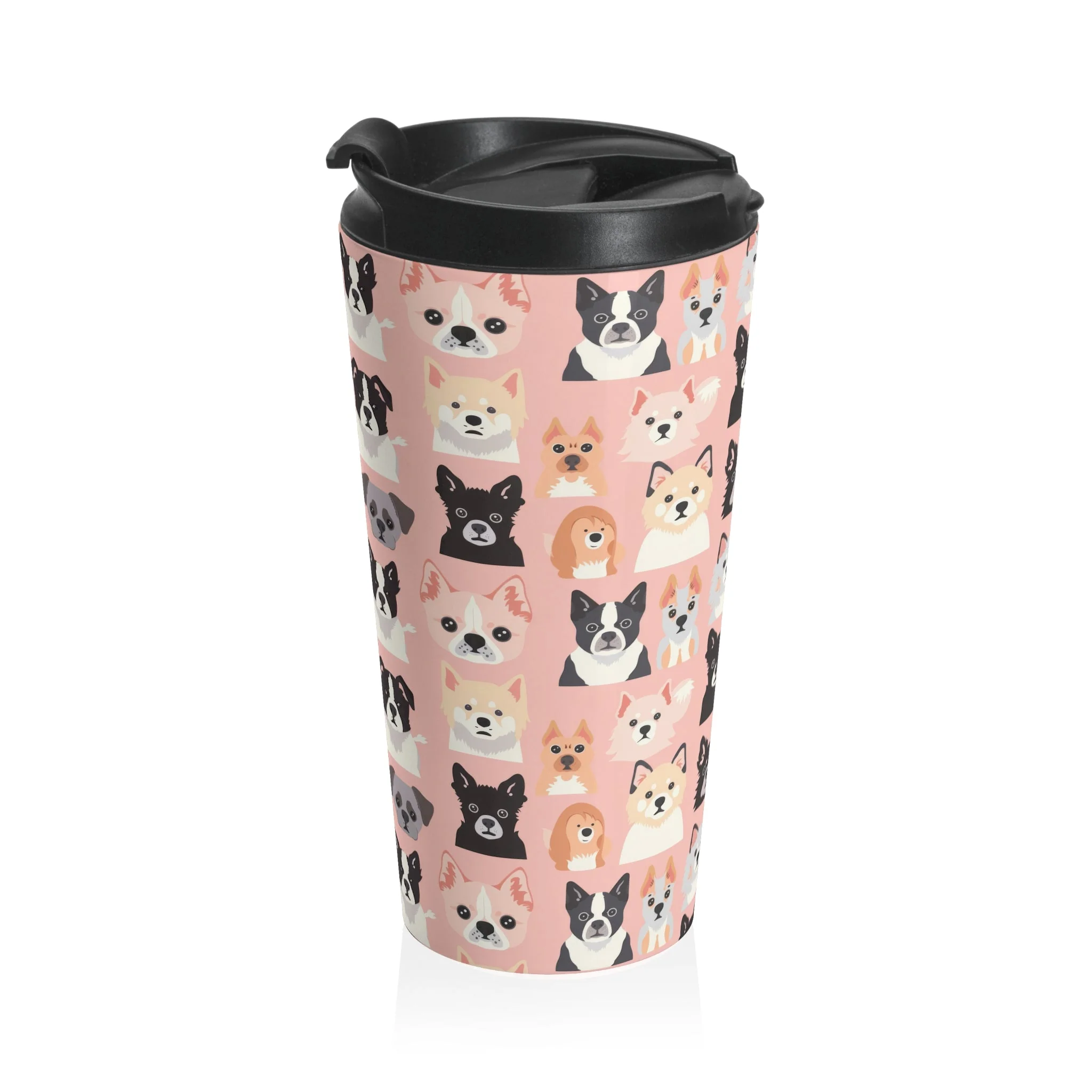 Bespattered Facade "I'm here with my posse" Stainless Steel Travel Mug - Image 3