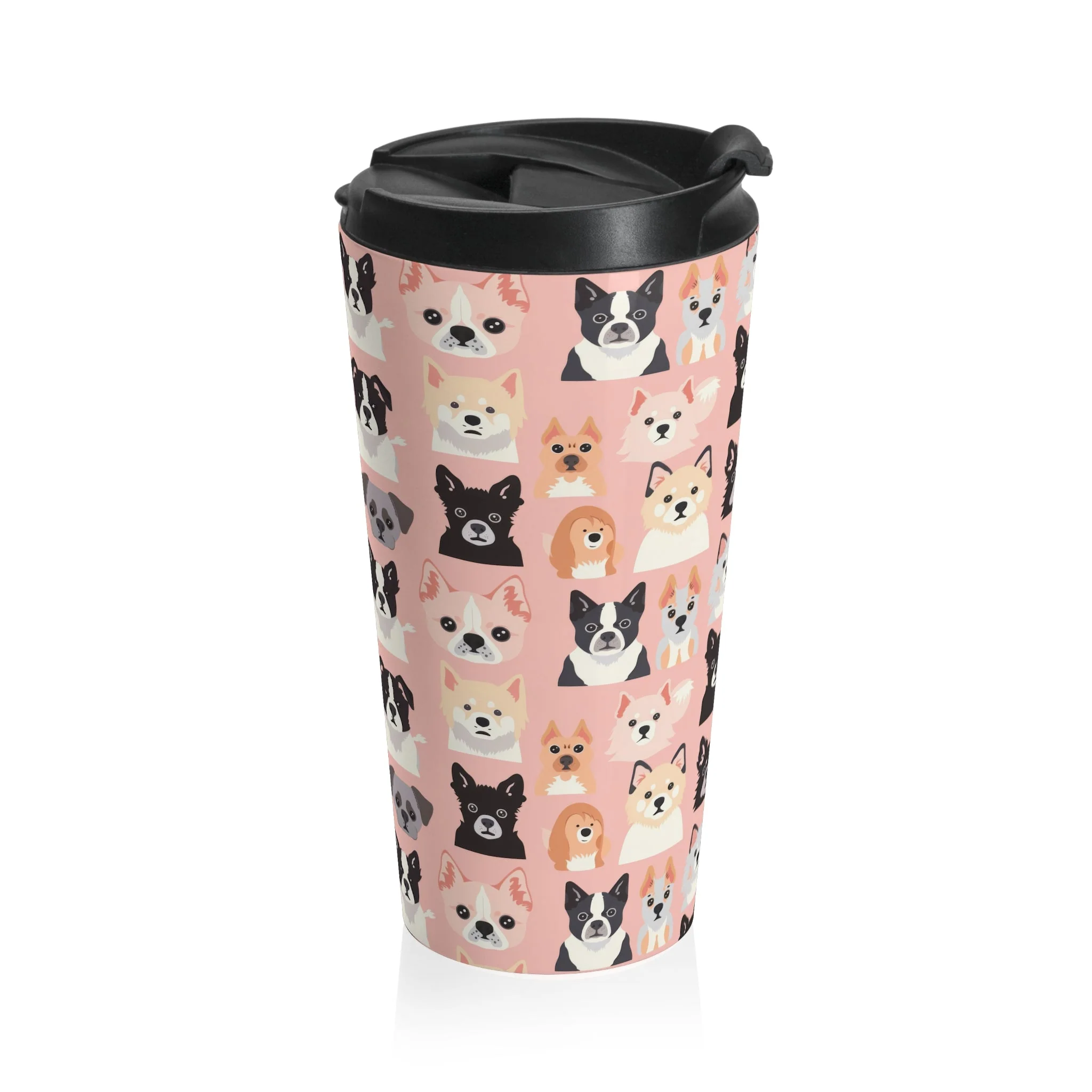 Bespattered Facade "I'm here with my posse" Stainless Steel Travel Mug - Image 4