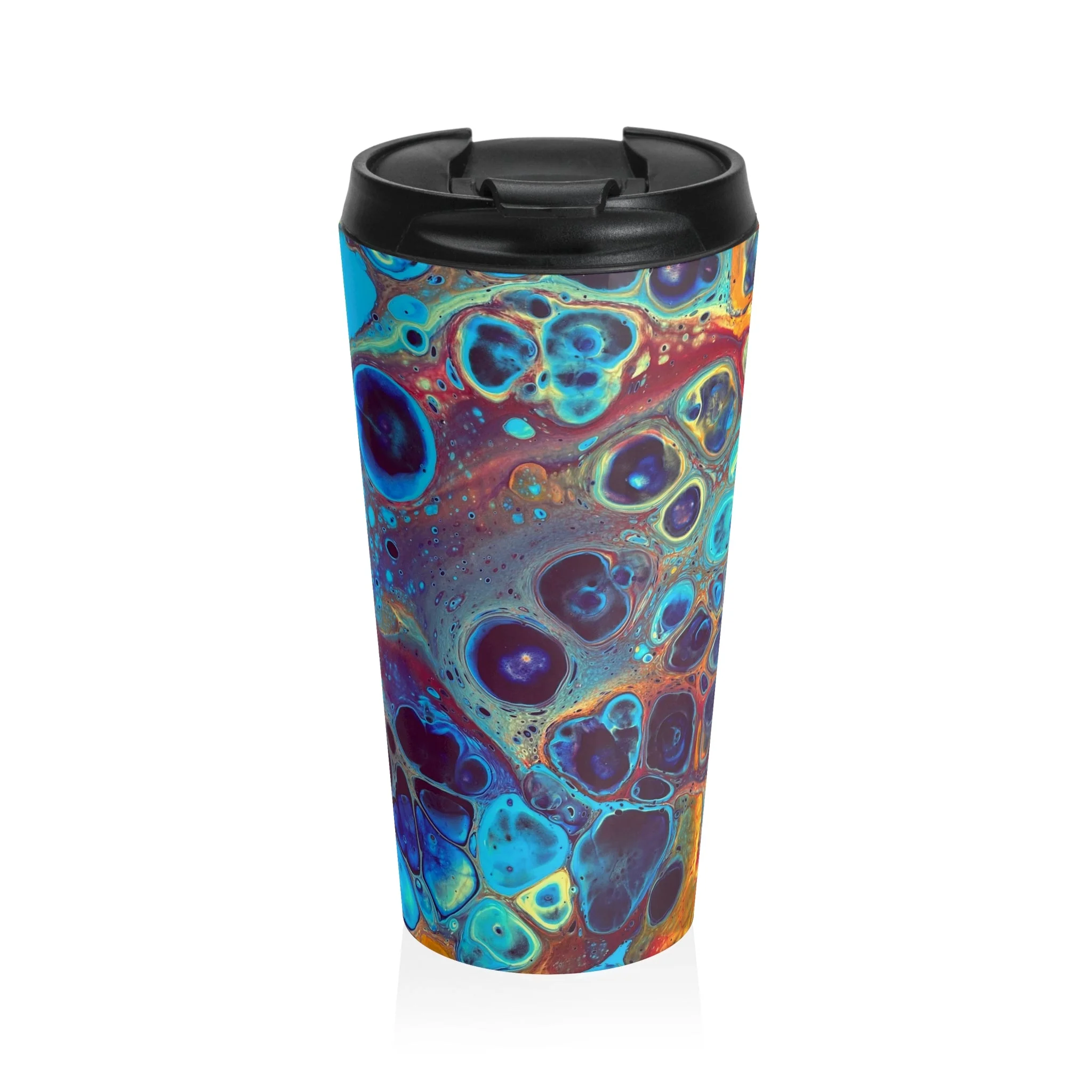 Bespattered Facade Intergalactic Rainbow Stainless Steel Travel Mug - Image 2