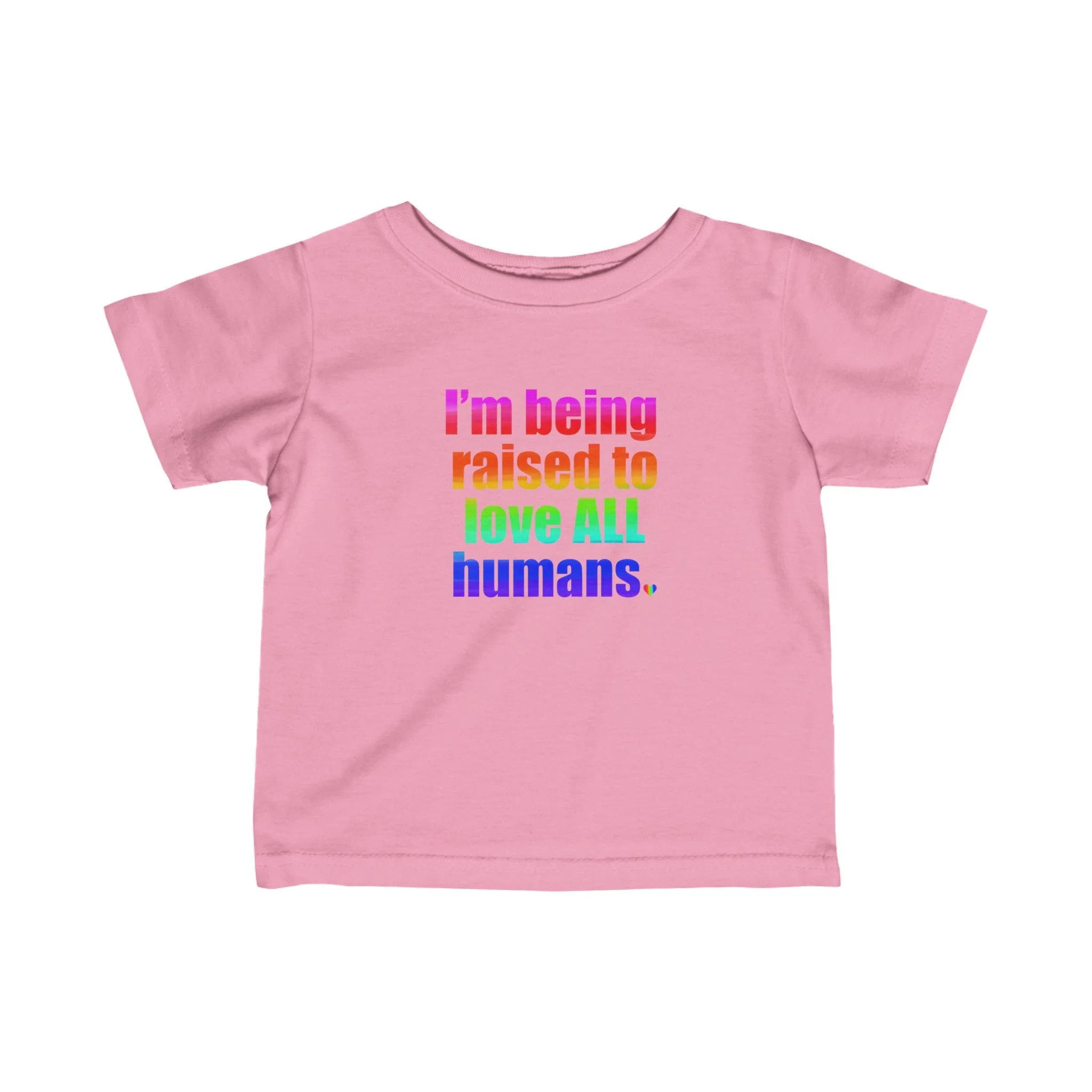Bespattered Facade Love All Humans Infant Fine Jersey Tee - Image 10