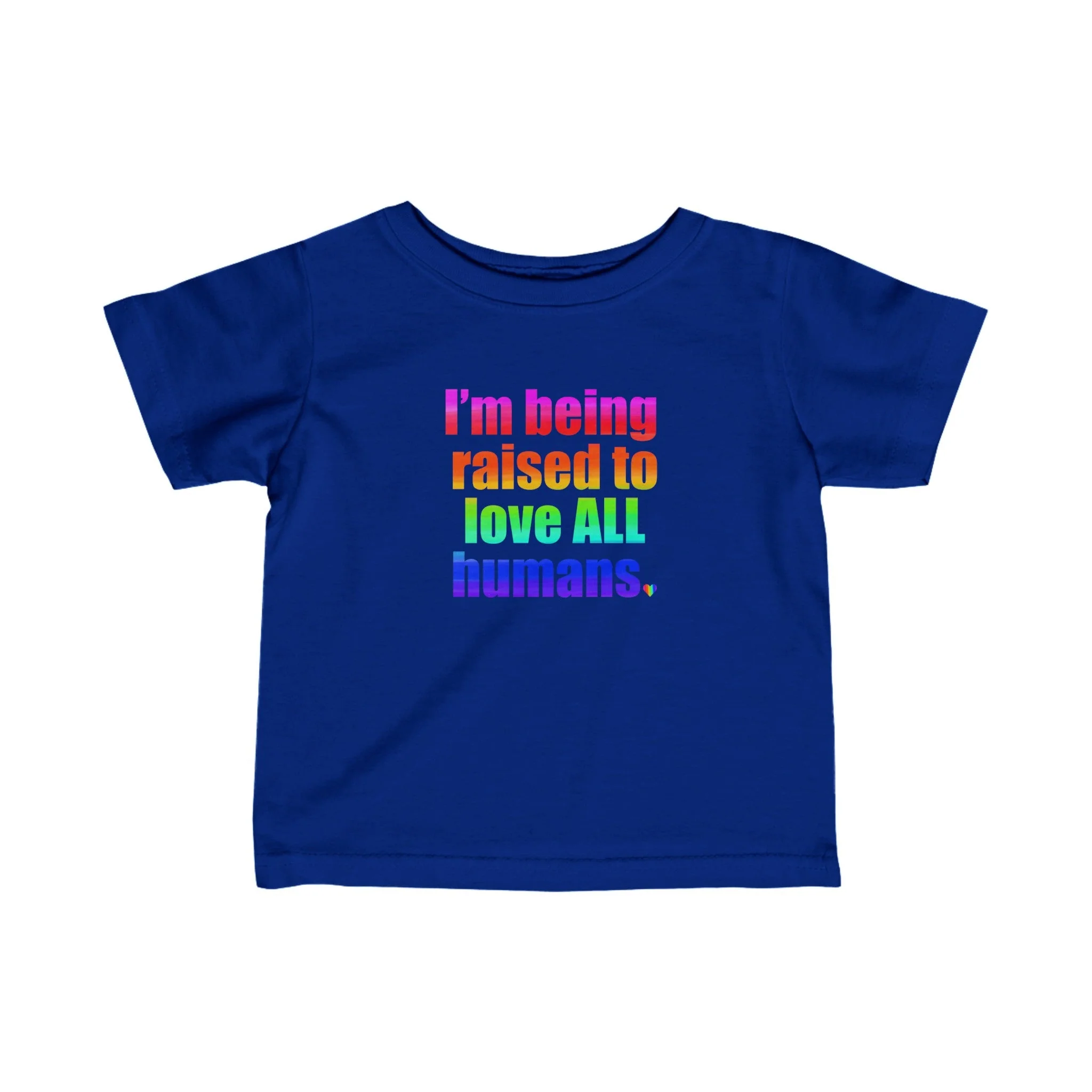 Bespattered Facade Love All Humans Infant Fine Jersey Tee - Image 12