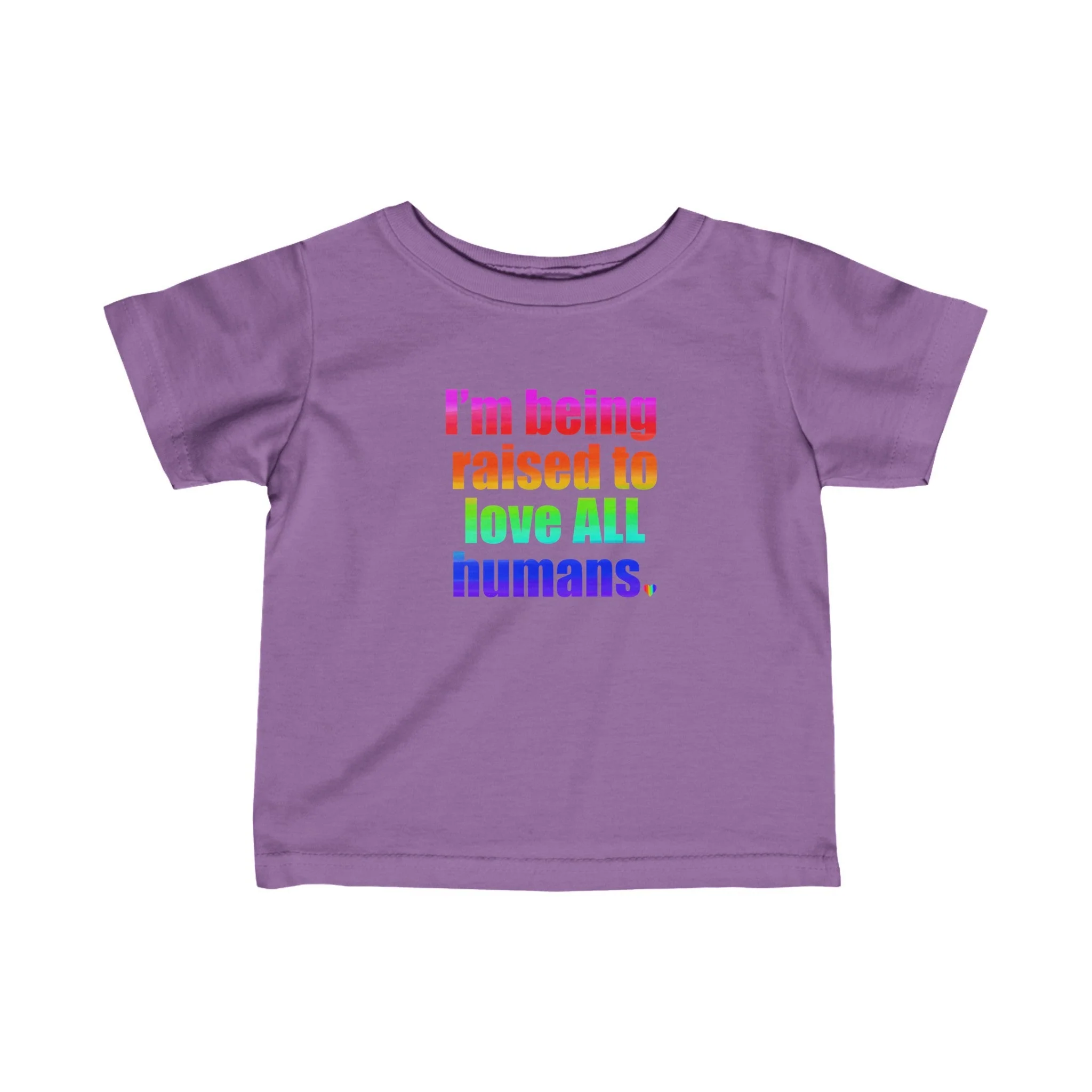 Bespattered Facade Love All Humans Infant Fine Jersey Tee - Image 7
