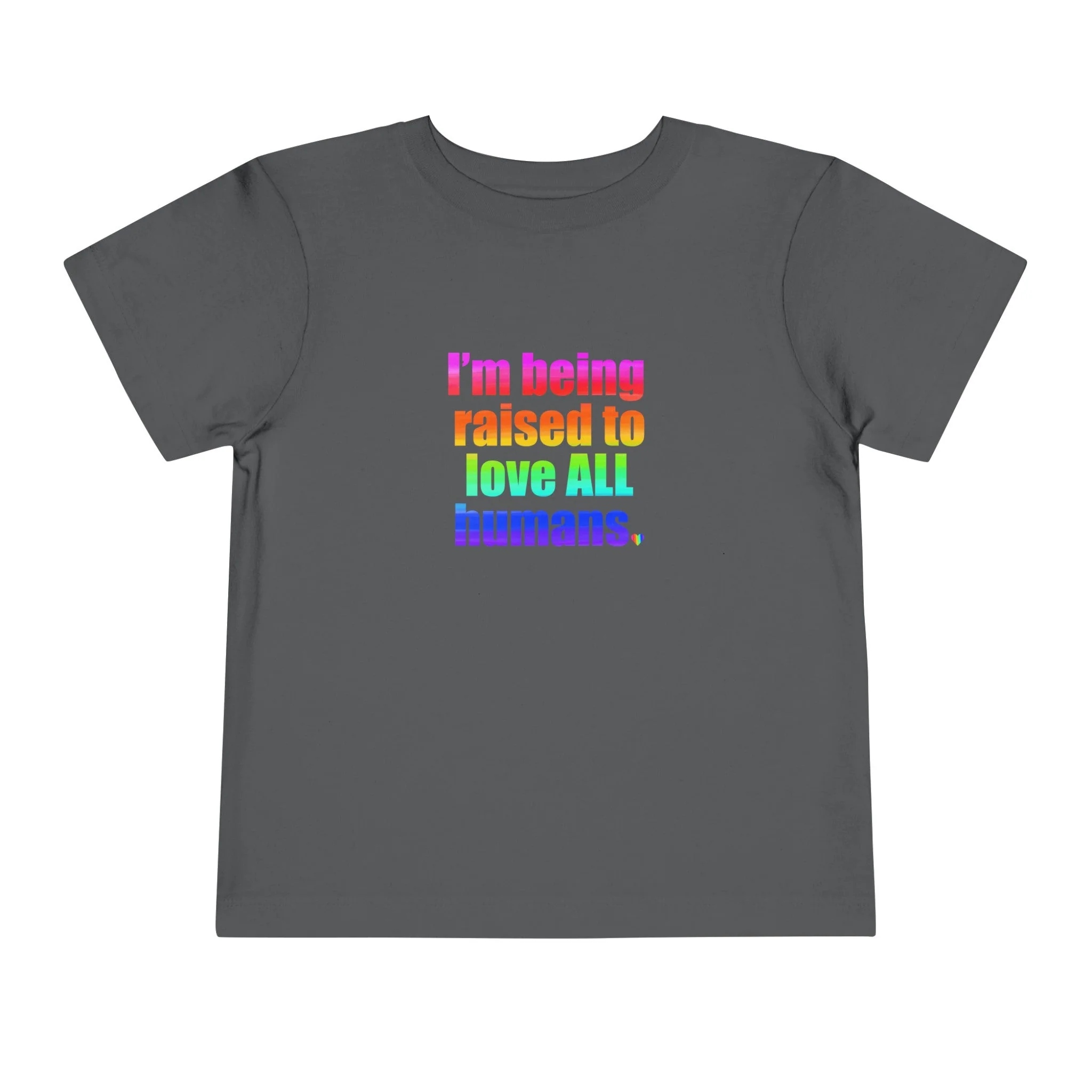 Bespattered Facade Love All Humans Toddler Short Sleeve Tee - Image 17