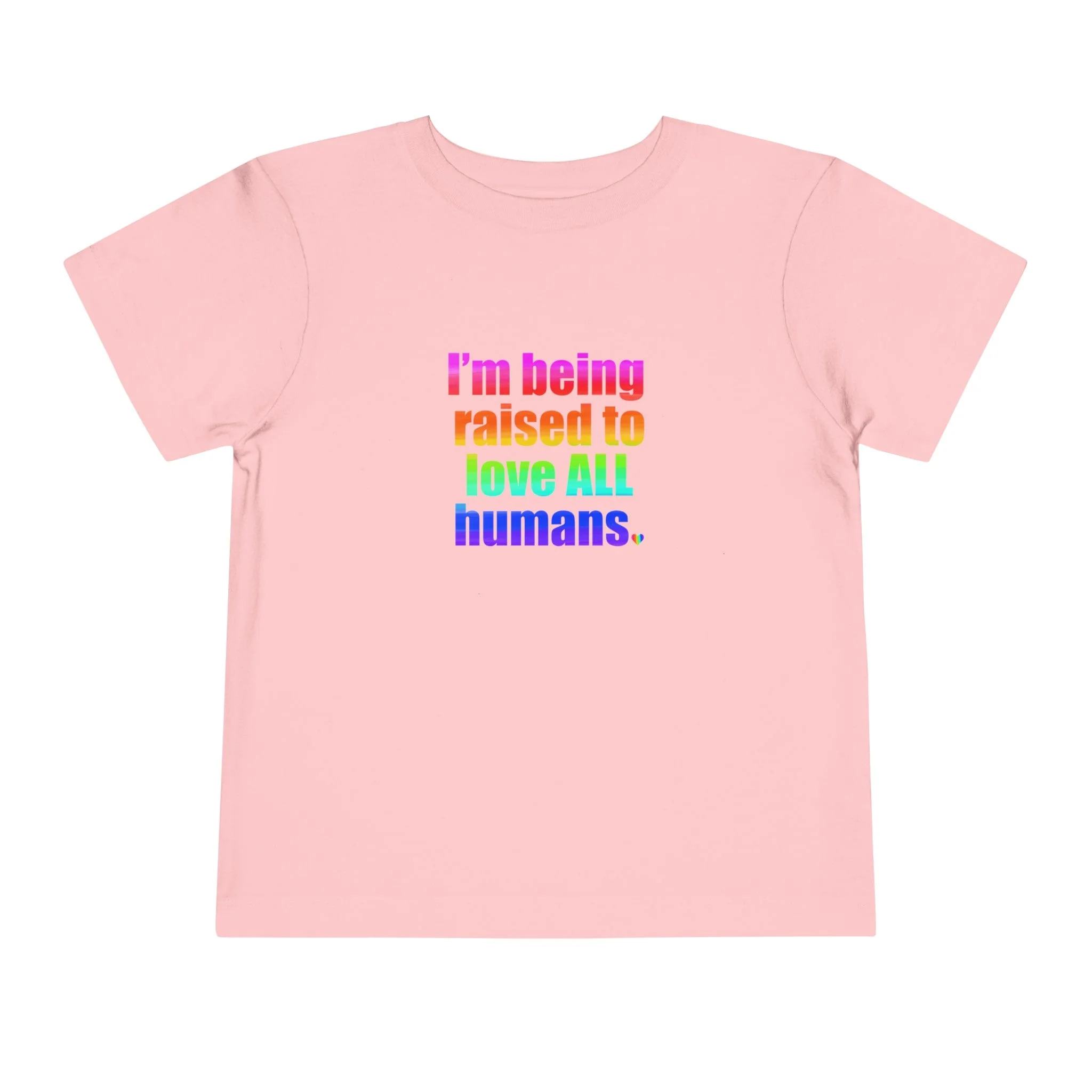 Bespattered Facade Love All Humans Toddler Short Sleeve Tee - Image 21