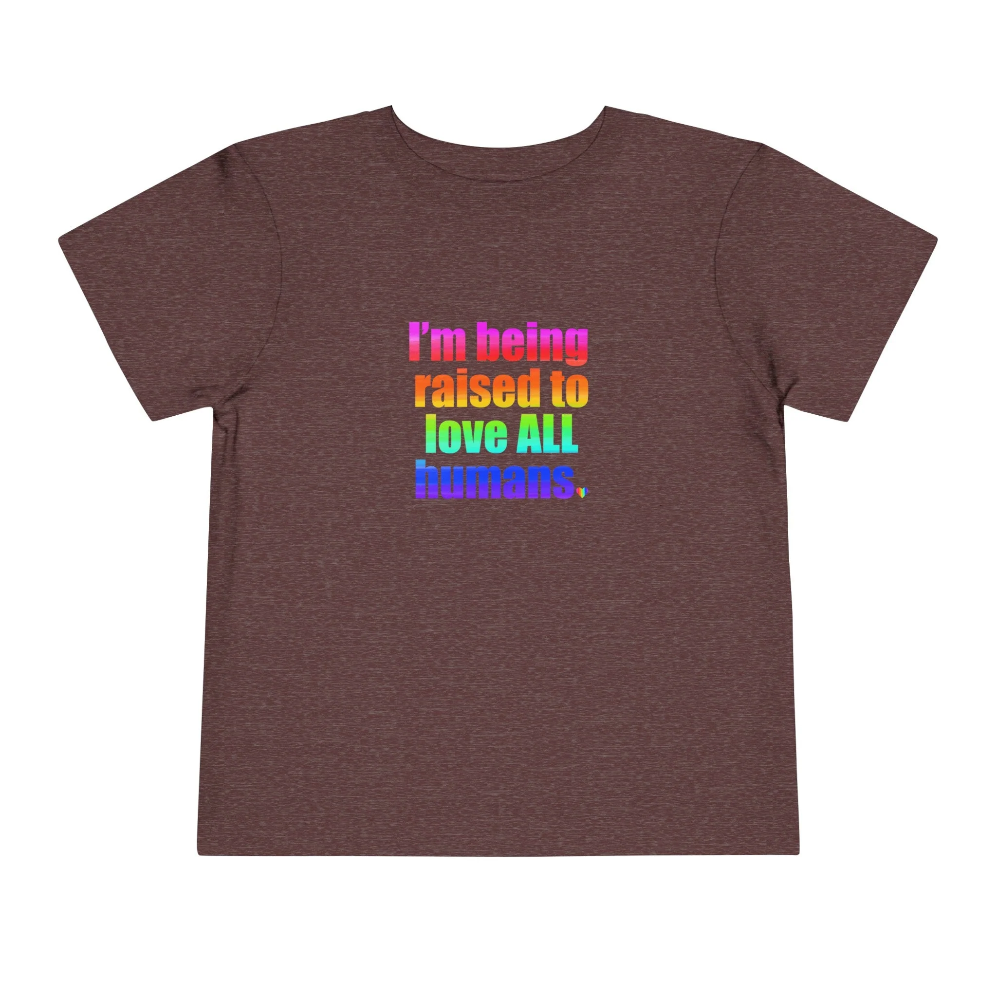 Bespattered Facade Love All Humans Toddler Short Sleeve Tee - Image 27