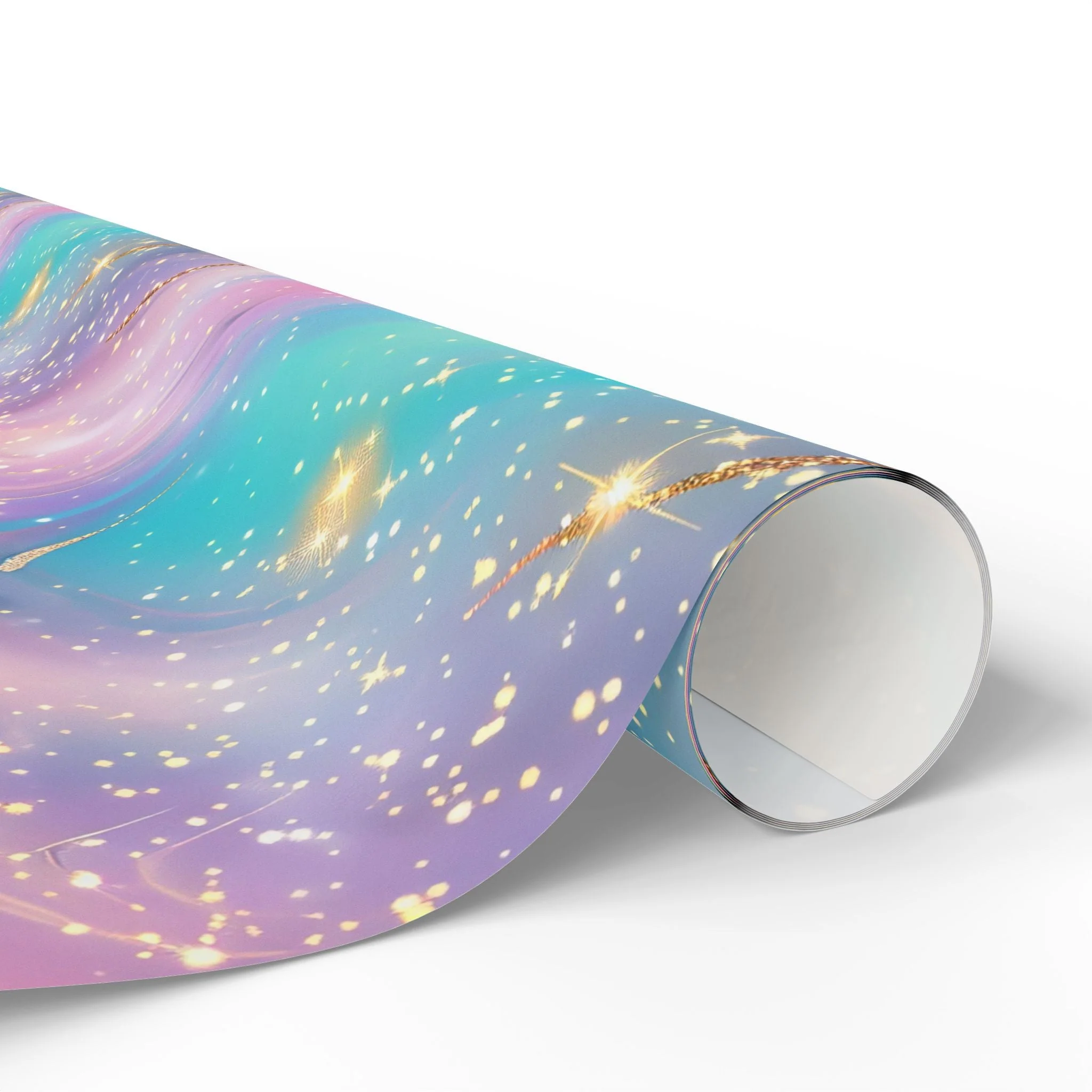Bespattered Facade Pastel Dreams Wrapping Paper | Three Sizes | Glossy or Matte - Image 5