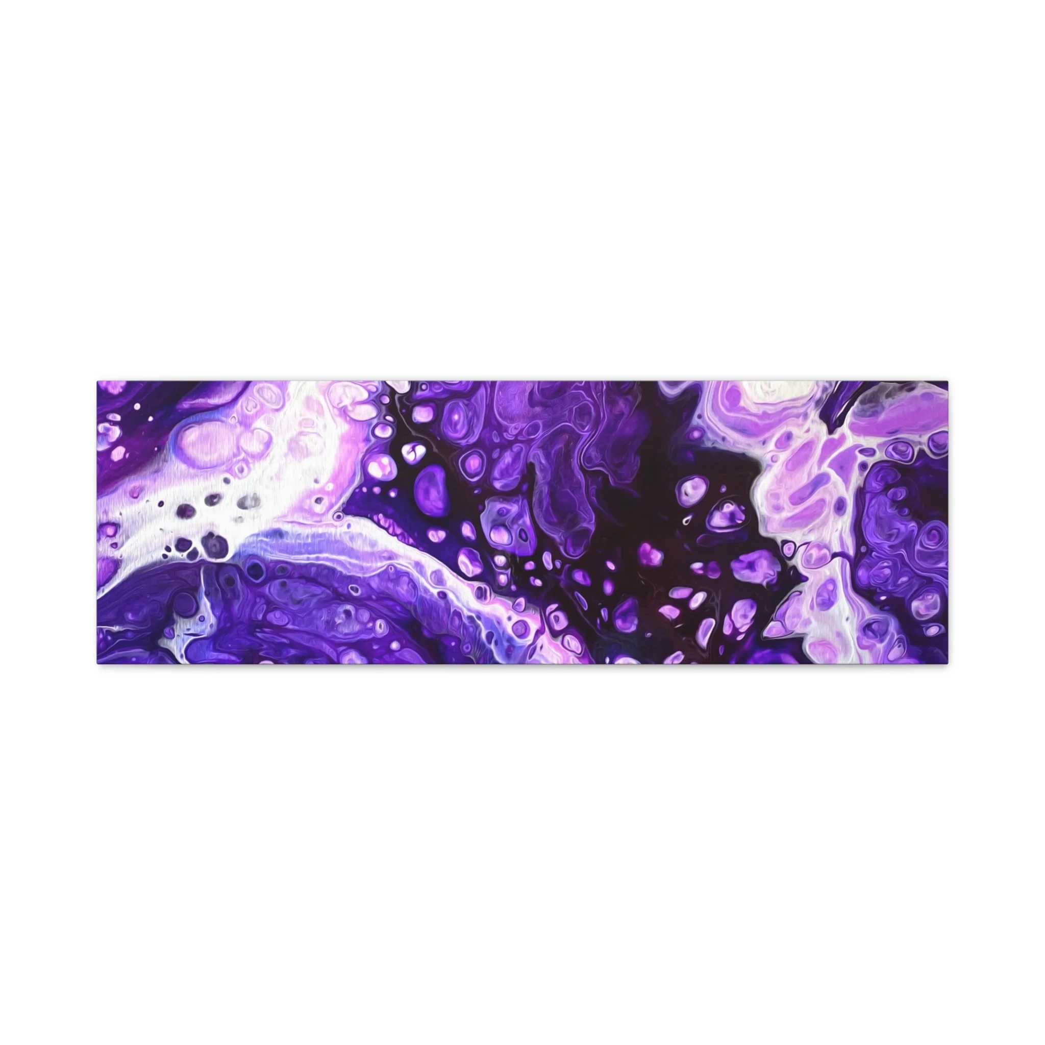 Bespattered Facade Purple Haze Stretched Matte Canvas Art Prints | Multiple Sizes - Image 15