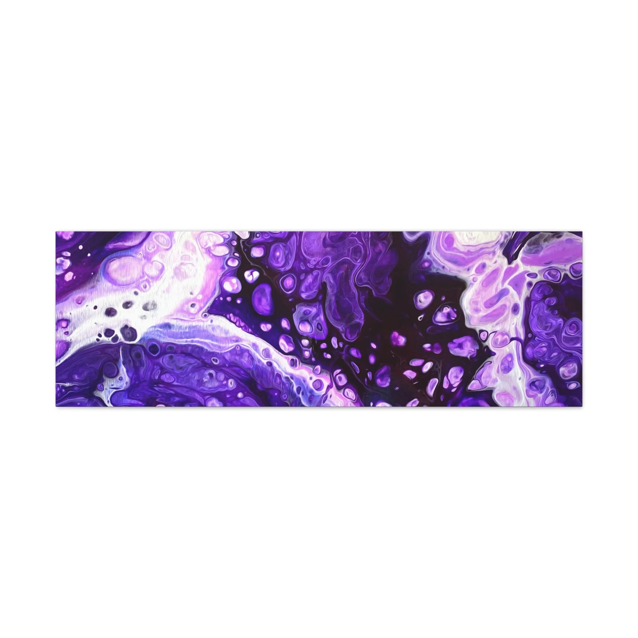 Bespattered Facade Purple Haze Stretched Matte Canvas Art Prints | Multiple Sizes - Image 19