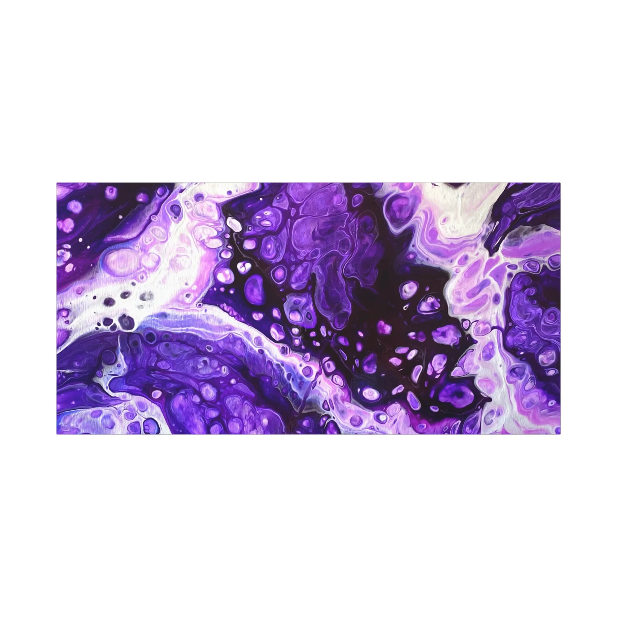 Bespattered Facade Purple Haze Stretched Matte Canvas Art Prints | Multiple Sizes - Image 24
