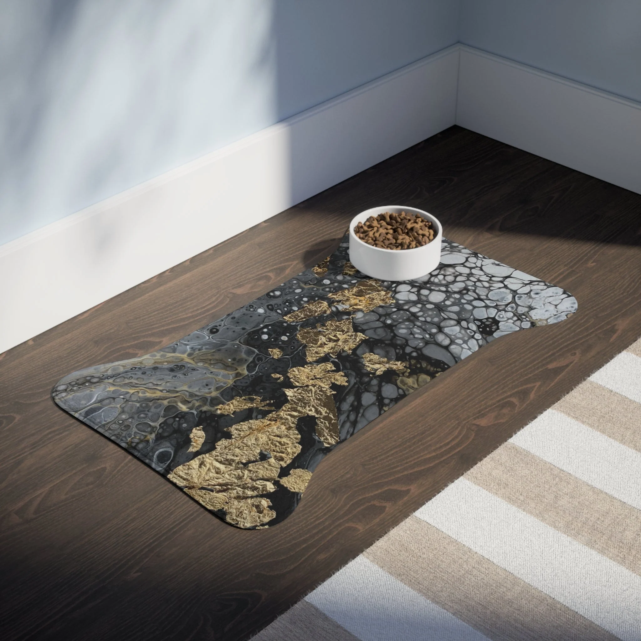 Bespattered Facade You're Golden Pet Feeding Mats (3 Shapes) - Image 2