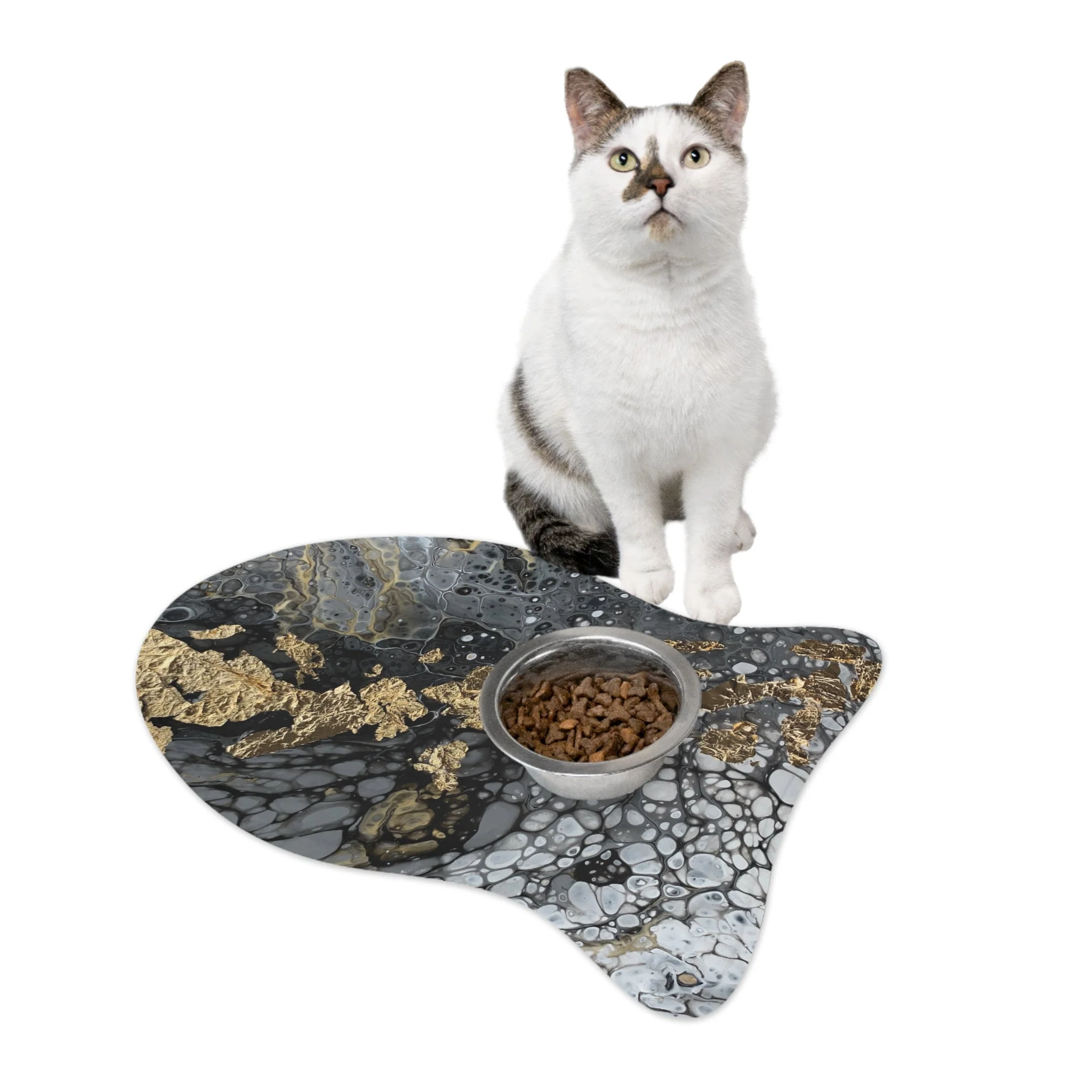 Bespattered Facade You're Golden Pet Feeding Mats (3 Shapes) - Image 8