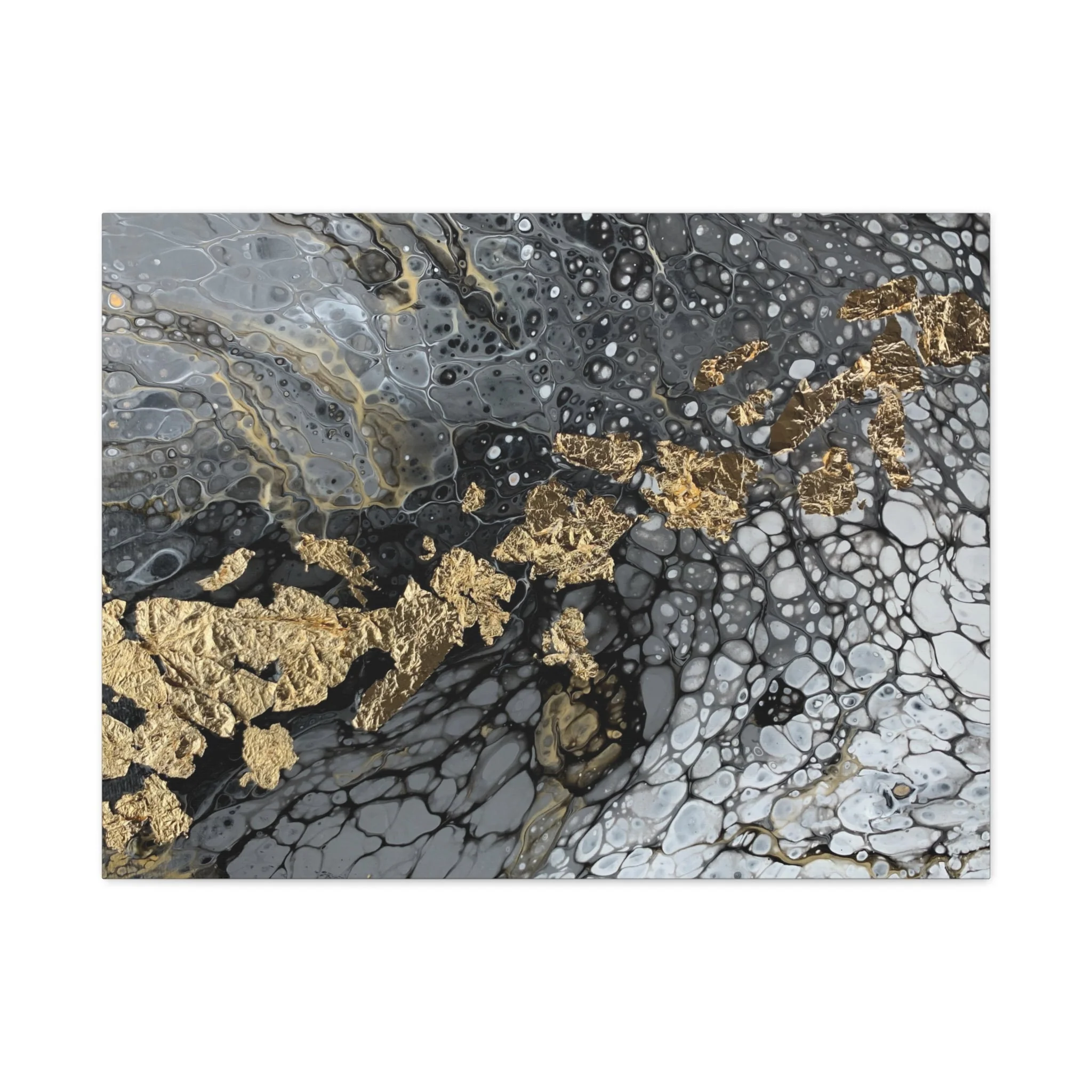 Bespattered Facade You're Golden Stretched Matte Canvas Art Prints | Multiple Sizes - Image 14