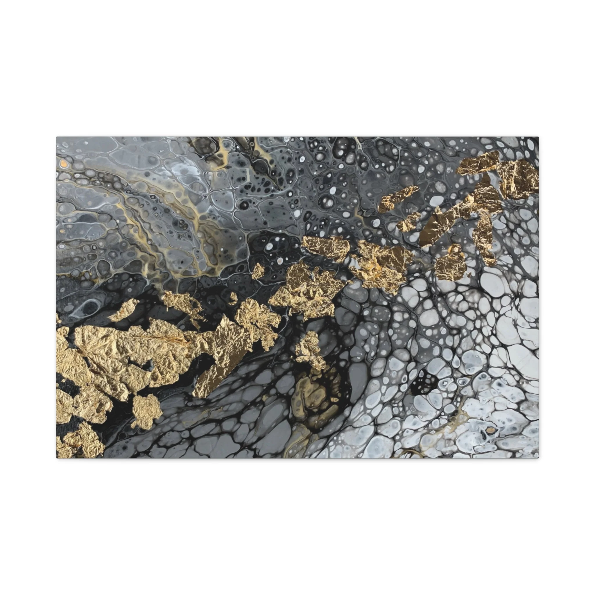 Bespattered Facade You're Golden Stretched Matte Canvas Art Prints | Multiple Sizes - Image 16