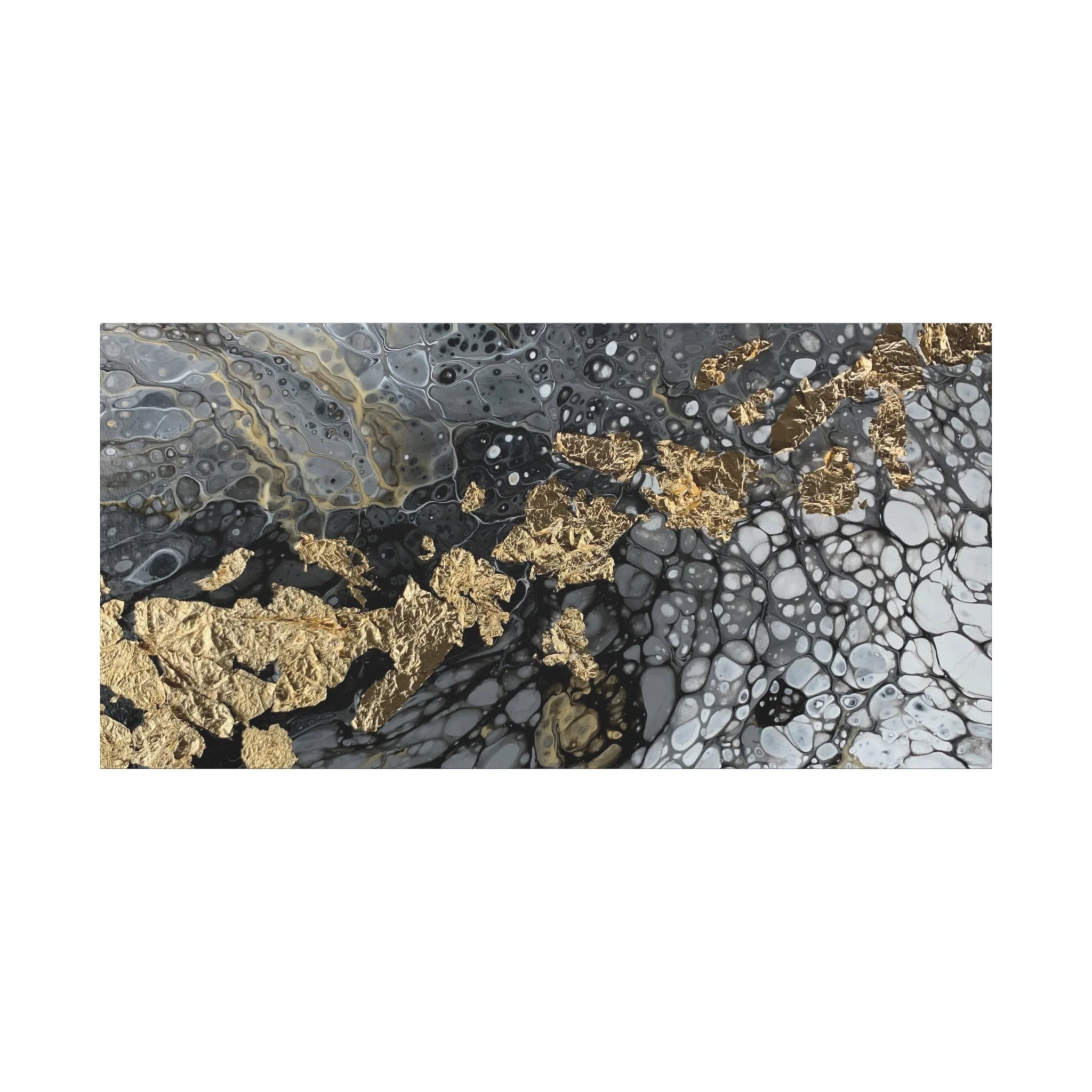 Bespattered Facade You're Golden Stretched Matte Canvas Art Prints | Multiple Sizes - Image 20