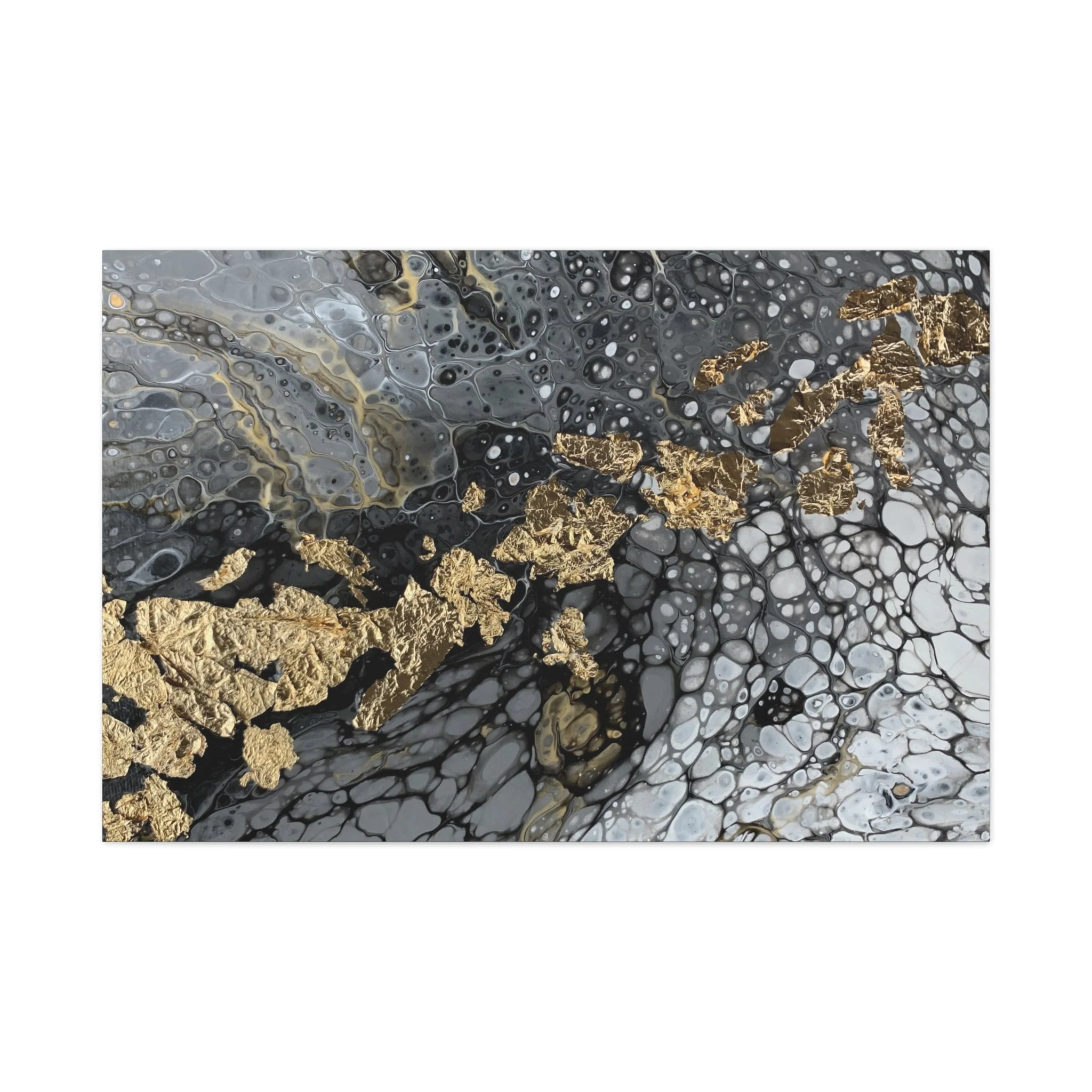 Bespattered Facade You're Golden Stretched Matte Canvas Art Prints | Multiple Sizes - Image 21