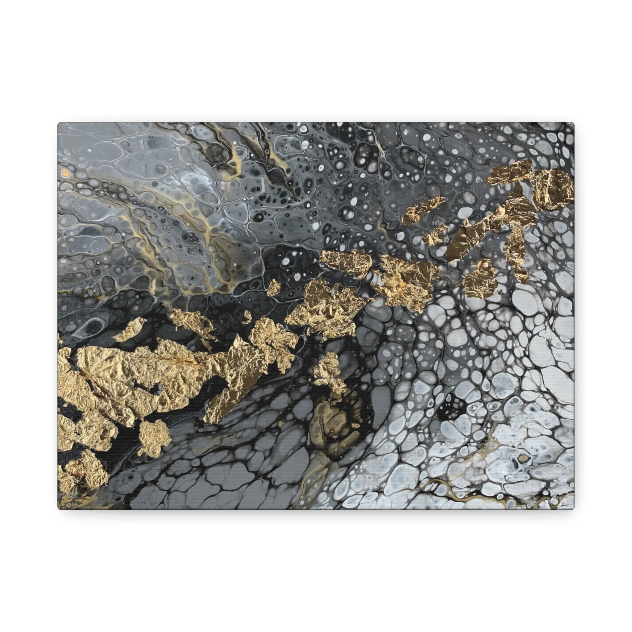 Bespattered Facade You're Golden Stretched Matte Canvas Art Prints | Multiple Sizes - Image 26