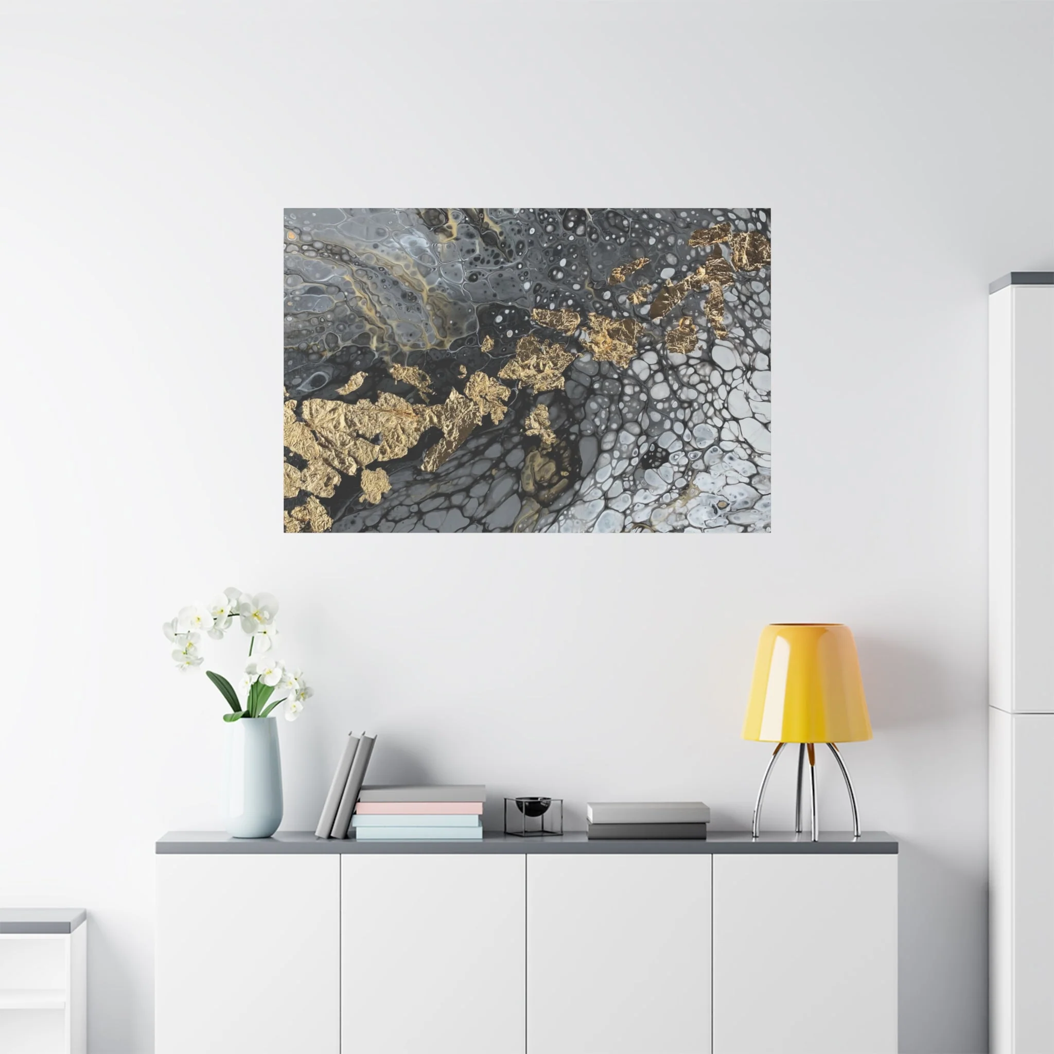 Bespattered Facade You're Golden Stretched Matte Canvas Art Prints | Multiple Sizes - Image 27