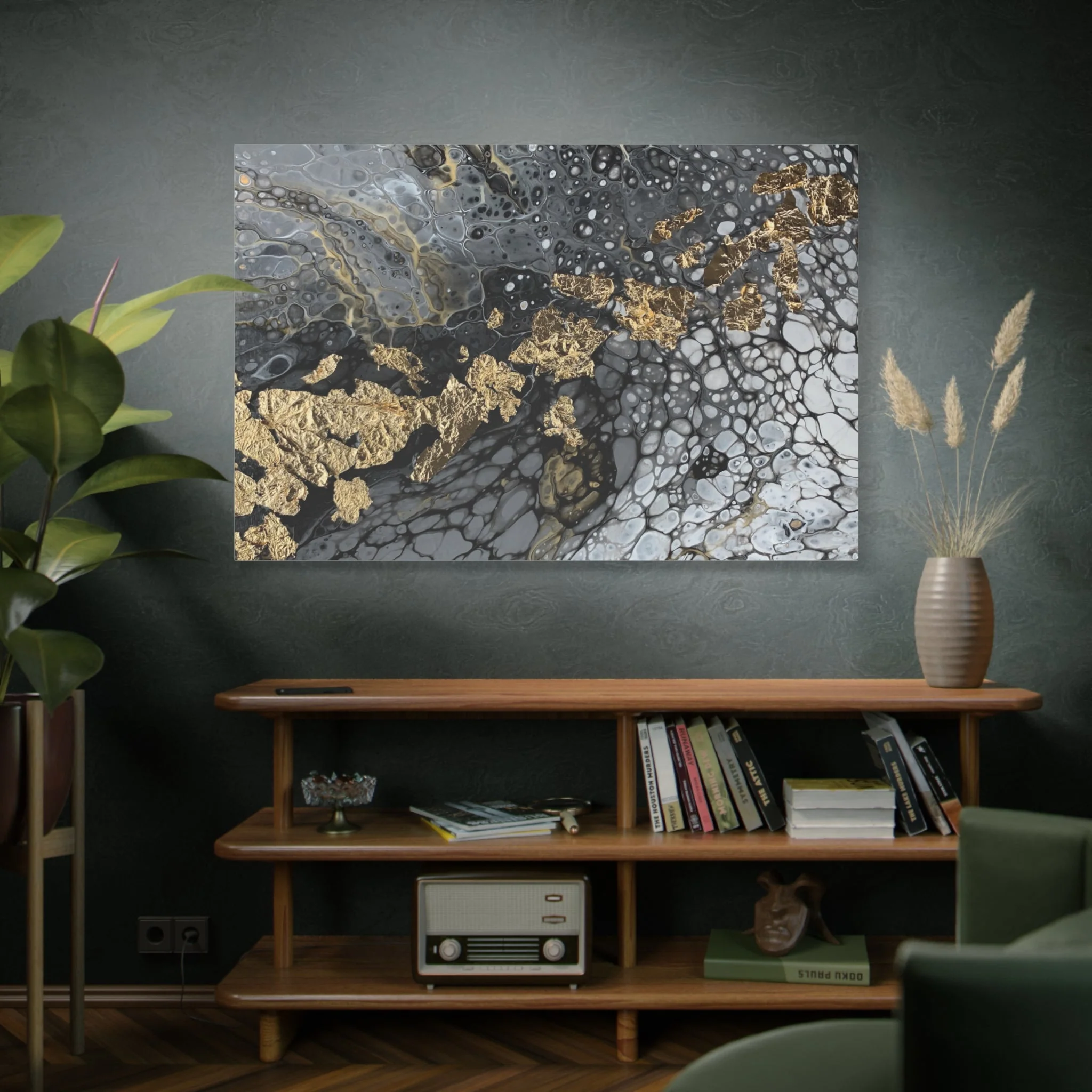 Bespattered Facade You're Golden Stretched Matte Canvas Art Prints | Multiple Sizes - Image 29