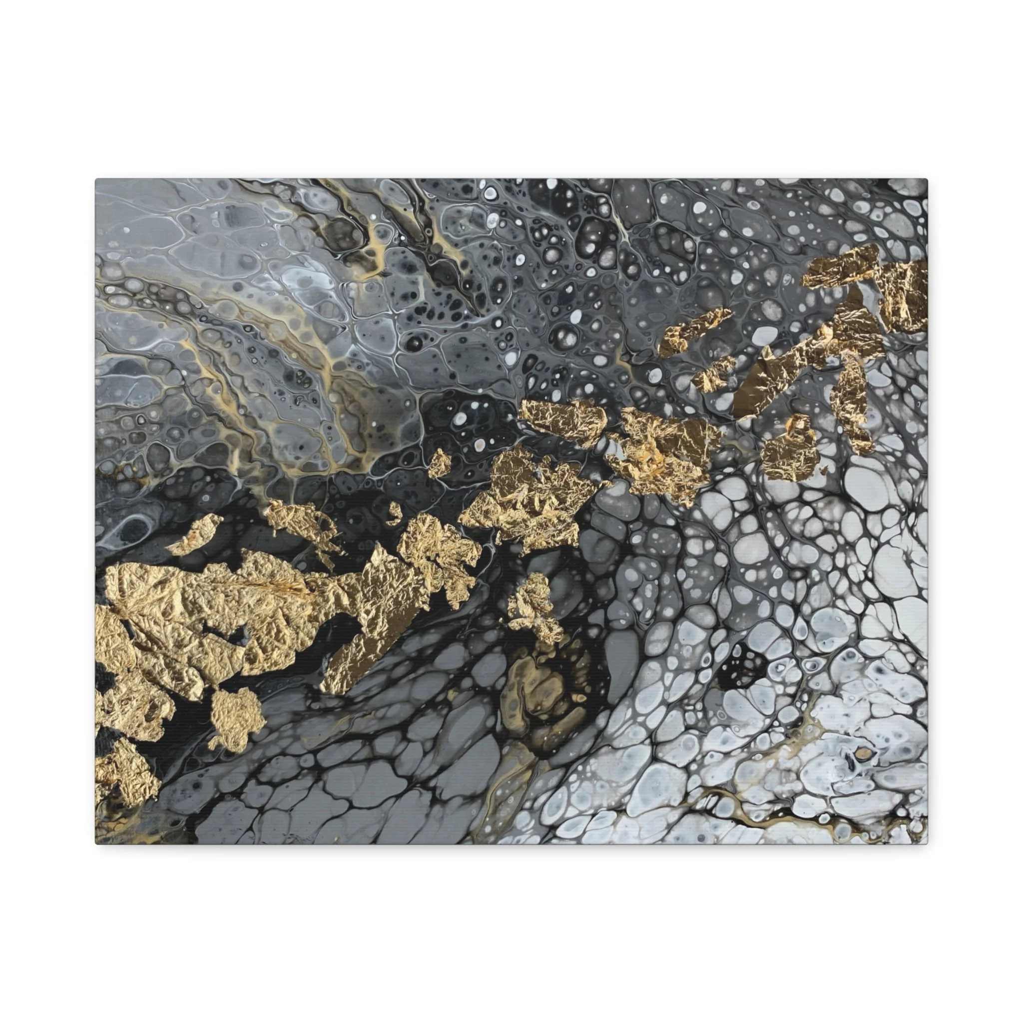Bespattered Facade You're Golden Stretched Matte Canvas Art Prints | Multiple Sizes - Image 7