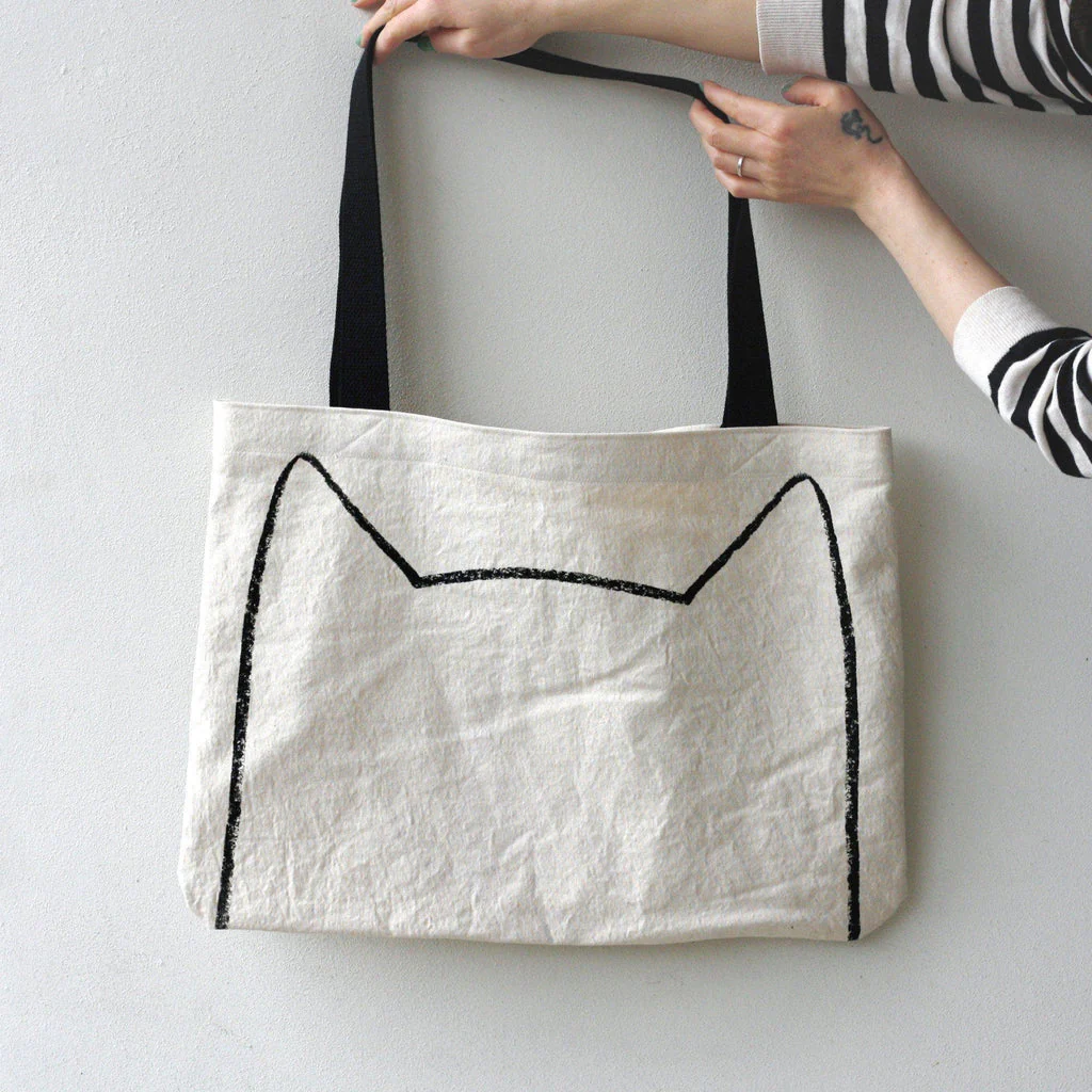 Big Cat Lovers' Canvas Market Tote Bag - Image 4