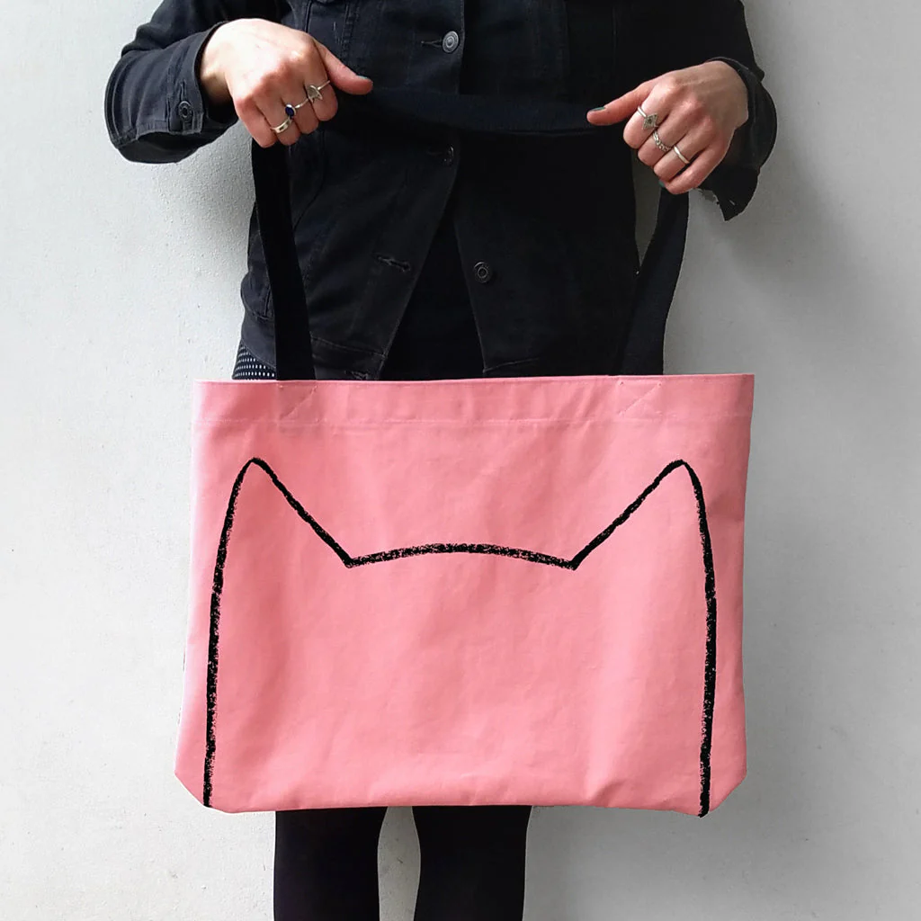 Big Cat Lovers' Canvas Market Tote Bag - Image 7