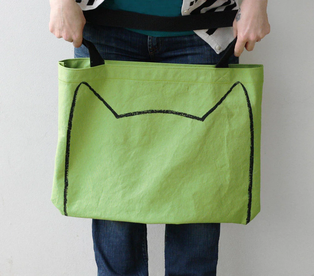Big Cat Lovers' Canvas Market Tote Bag - Image 8
