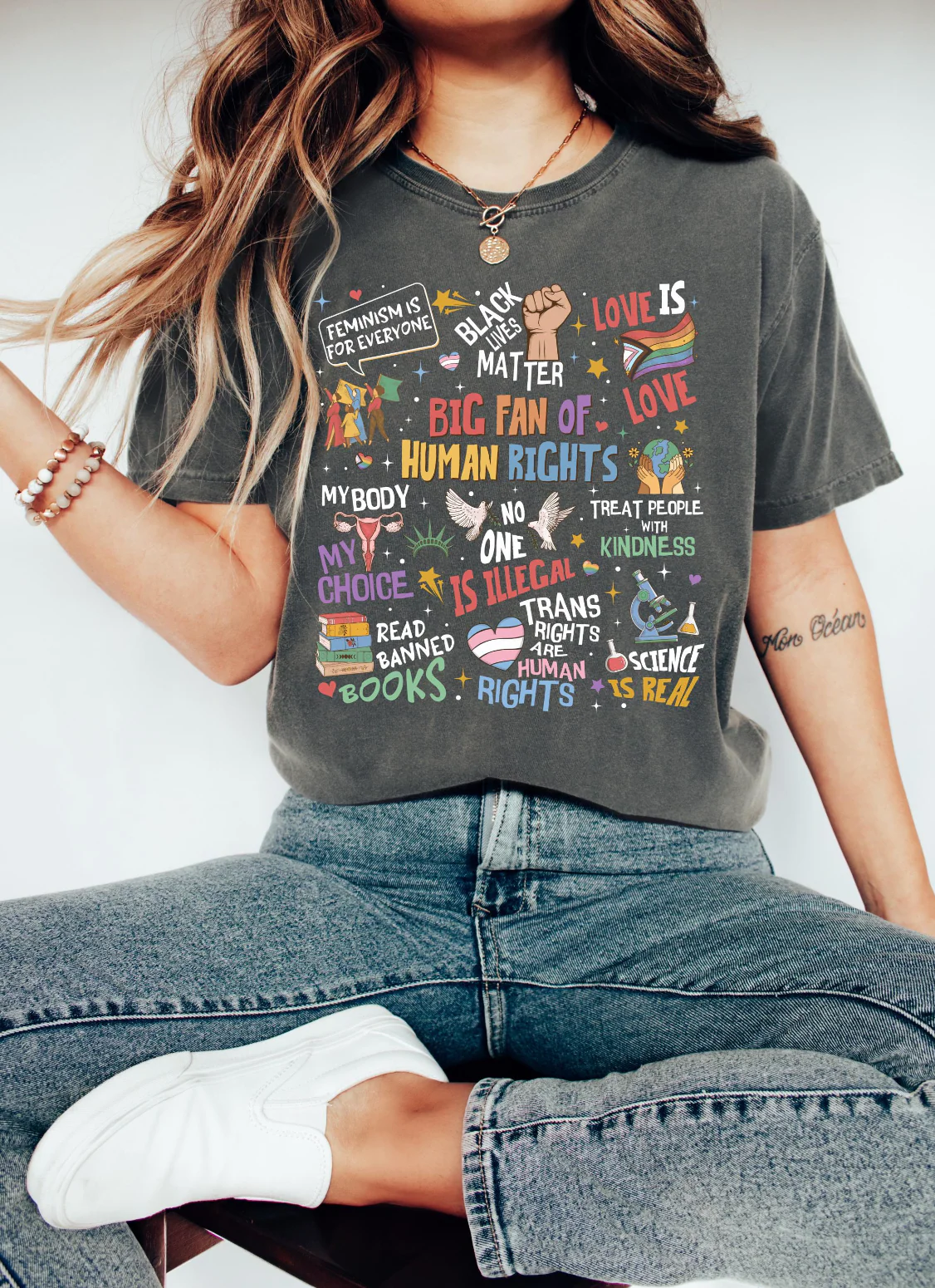 Big Fan of Human Rights Shirt - Image 3