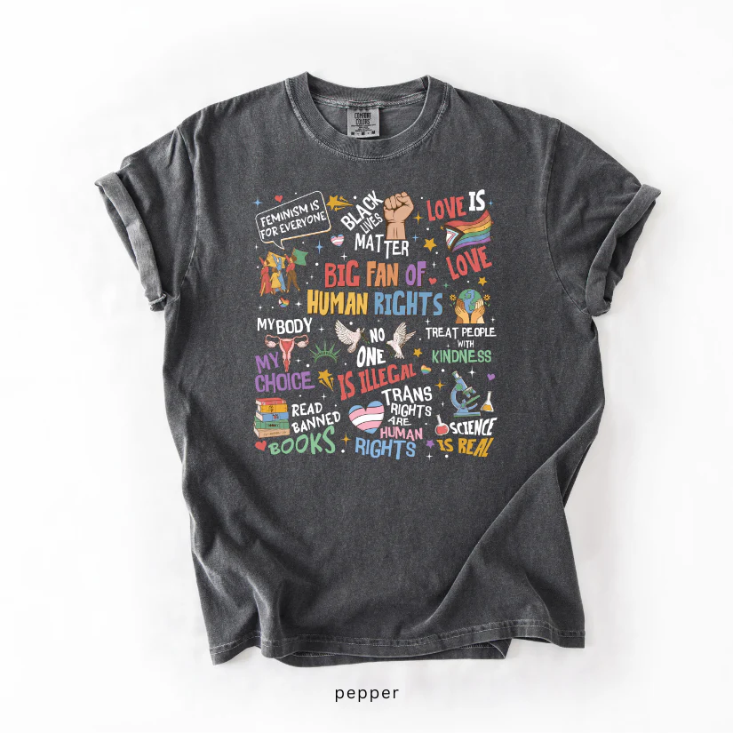 Big Fan of Human Rights Shirt - Image 5