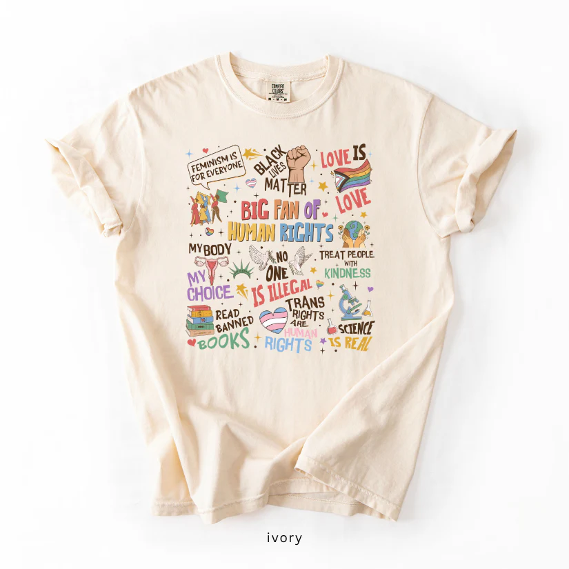 Big Fan of Human Rights Shirt - Image 6