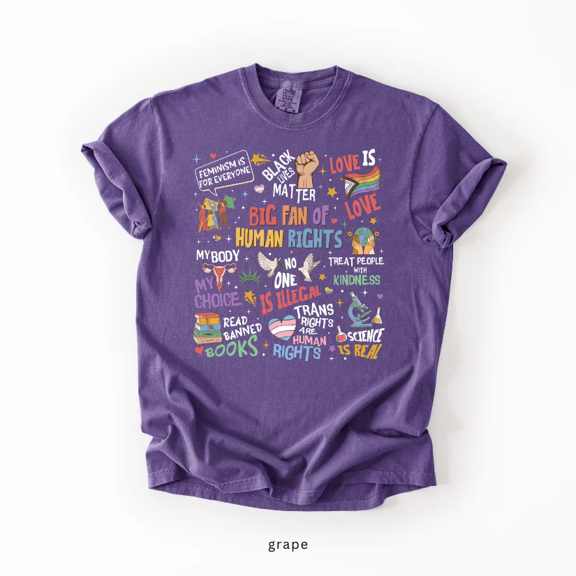Big Fan of Human Rights Shirt - Image 7