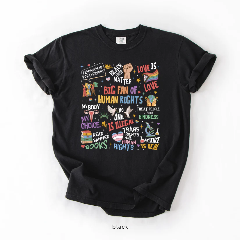 Big Fan of Human Rights Shirt - Image 8