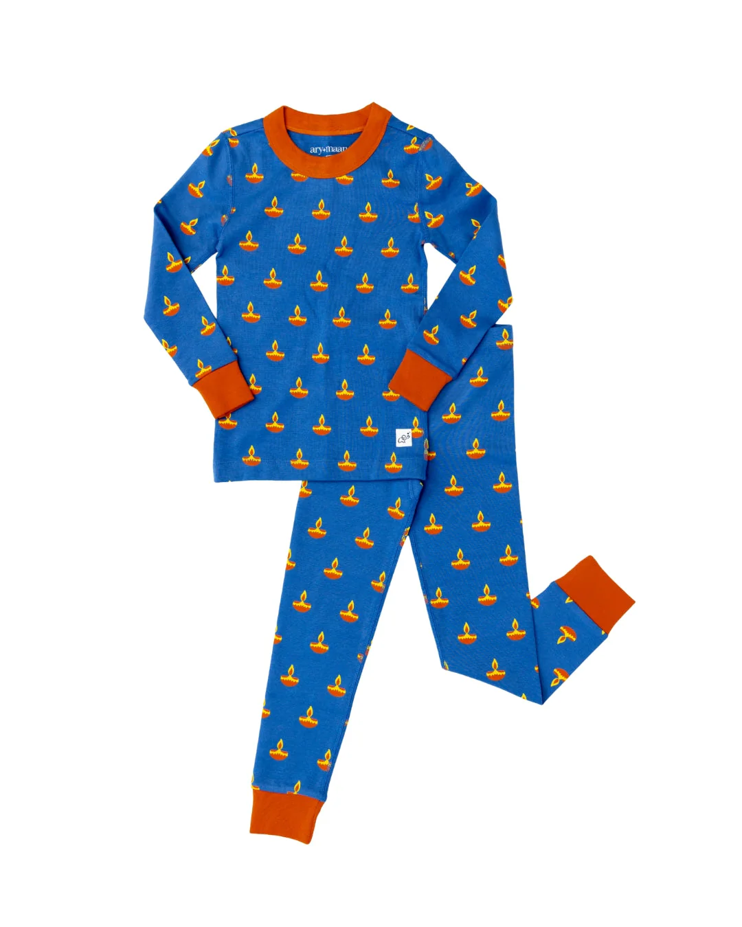 Big Kid Pajama Set – Blue Diya - Image 2